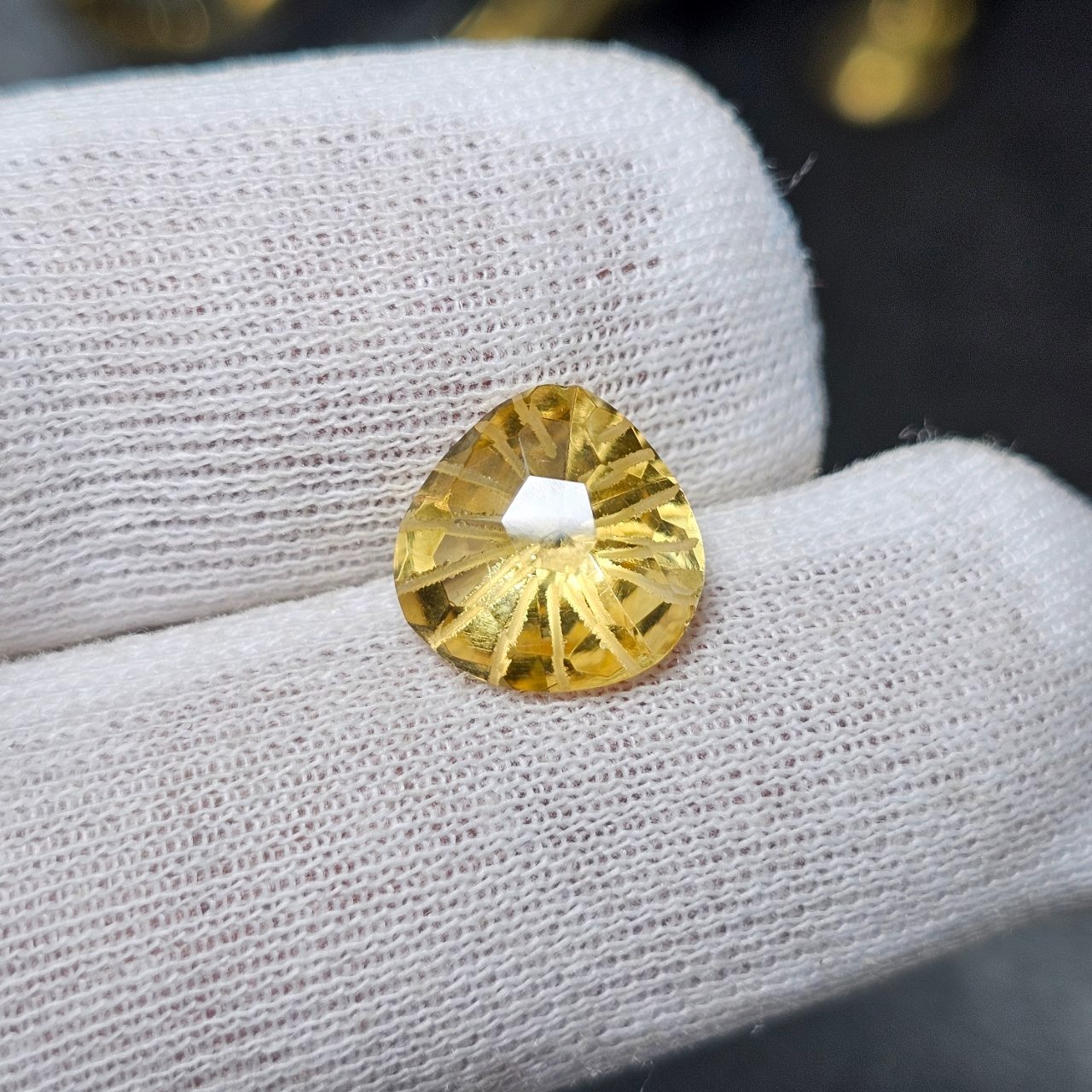 نگین سنگ سیترین معدنی آفریقایی 36465