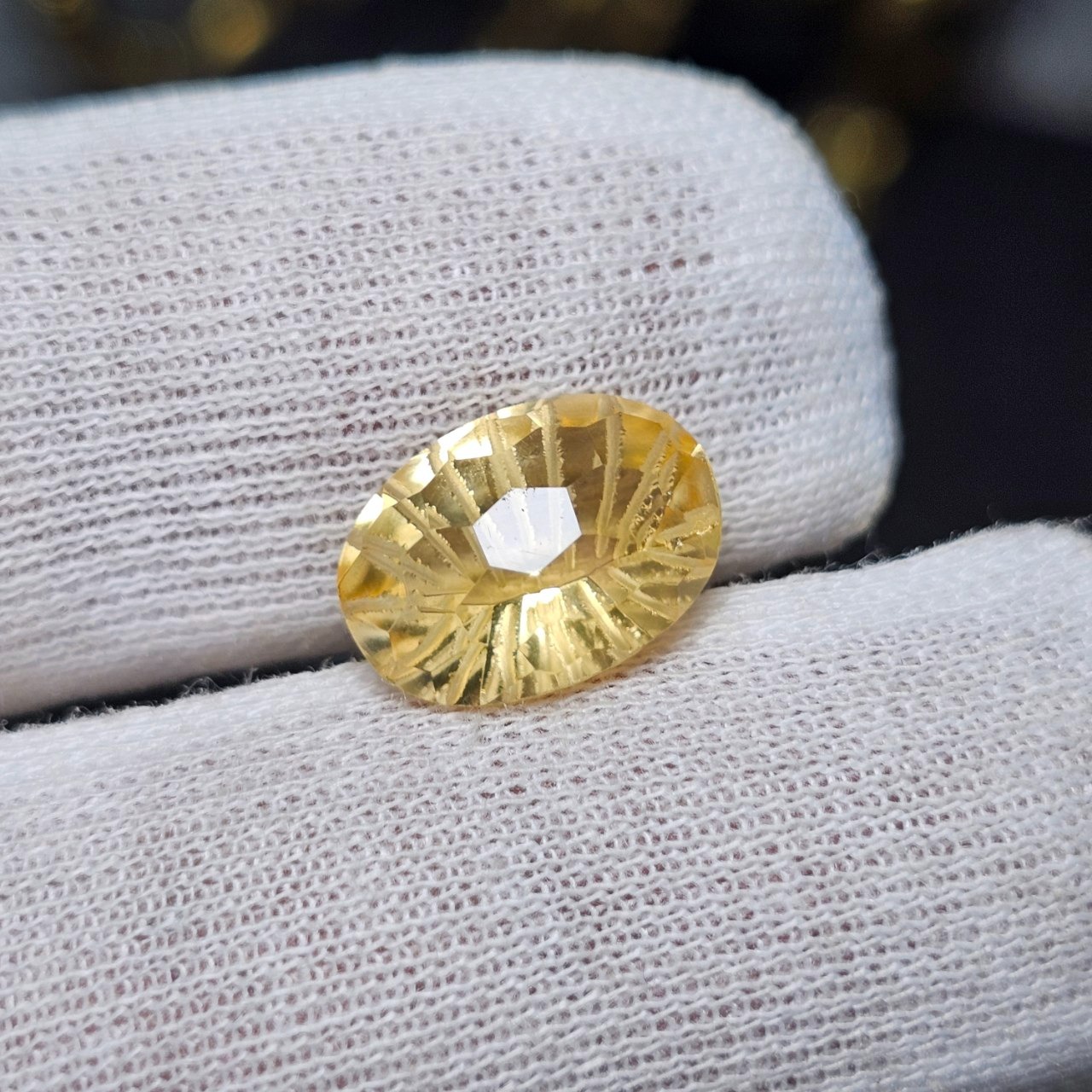 نگین سنگ سیترین معدنی آفریقایی 36464