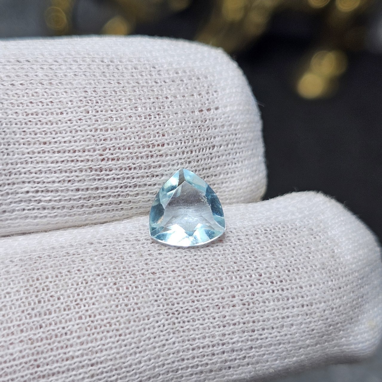 نگین سنگ بلو توپاز معدنی سویسی 36457