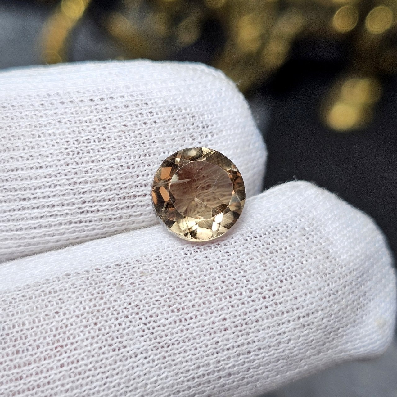 نگین سنگ کوارتز دودی معدنی آفریقایی 36448