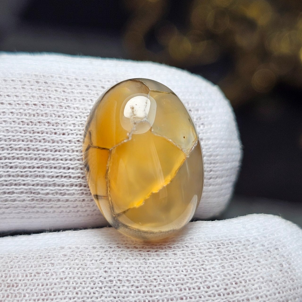  نگین سنگ عقیق دراگون معدنی 36850