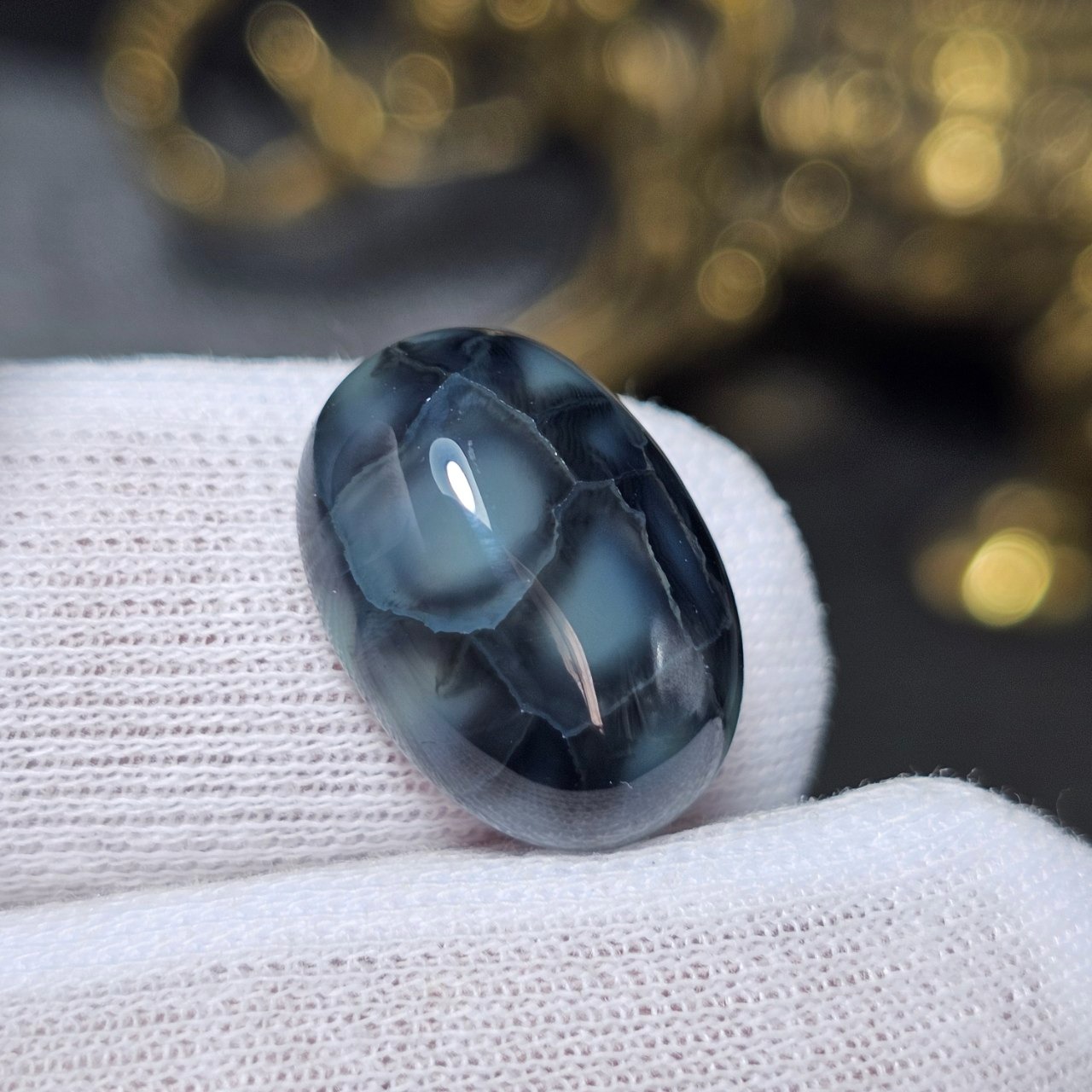 نگین سنگ عقیق دراگون معدنی 36847