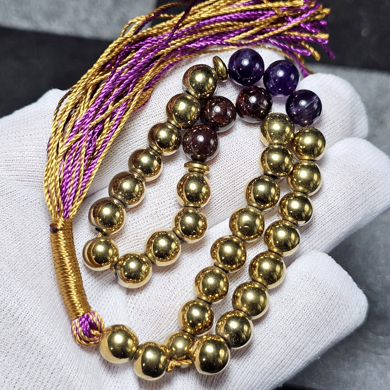 تسبیح 33 دانه سنگ ماه تولد معدنی 37076