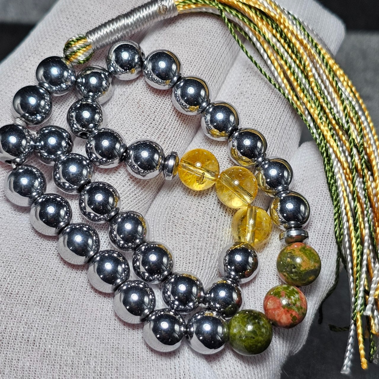 تسبیح 33 دانه سنگ ماه تولد معدنی 37072