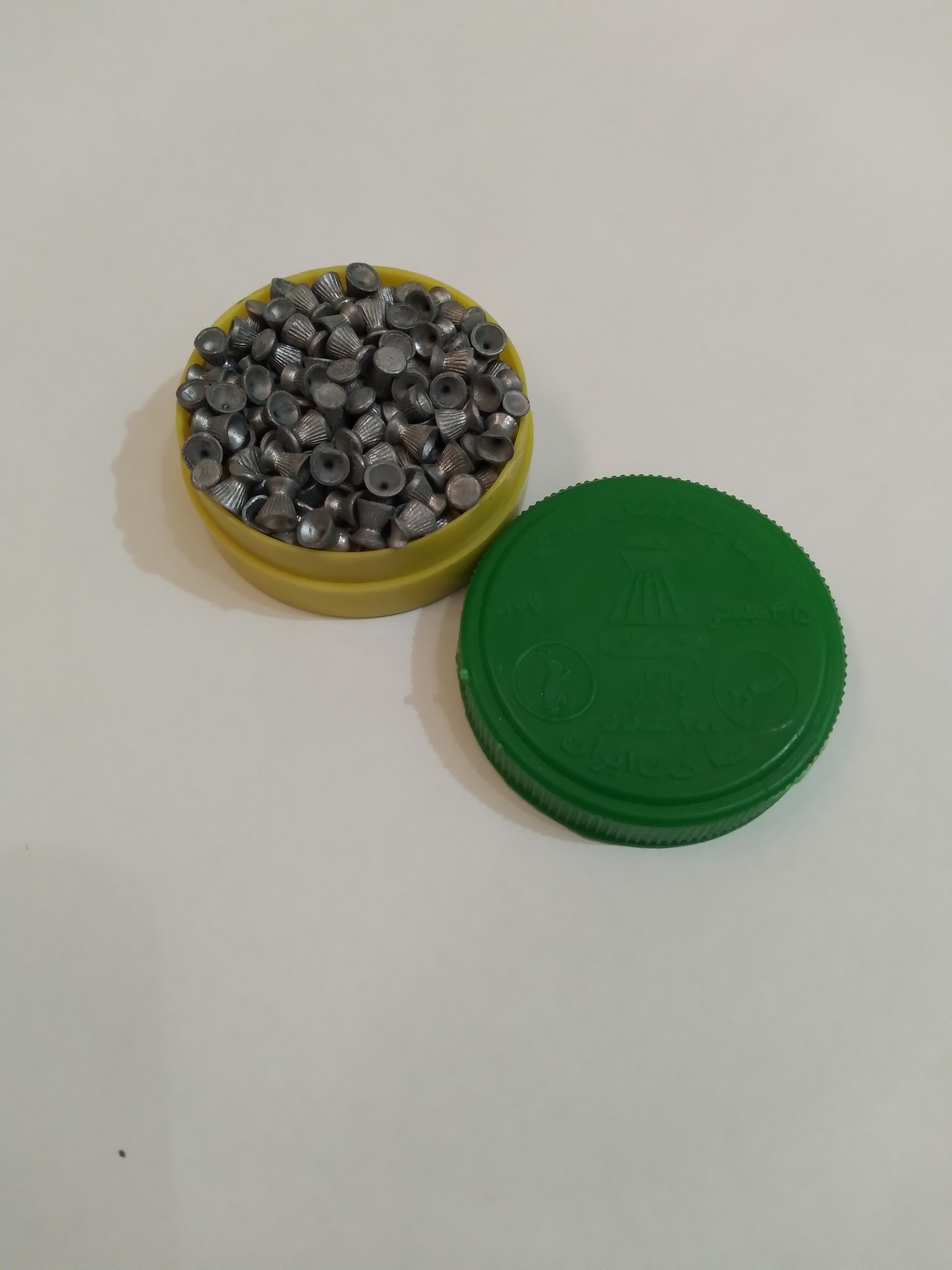 ساچمه تفنگ بادی سر تخت کالیبر چهار و نیم