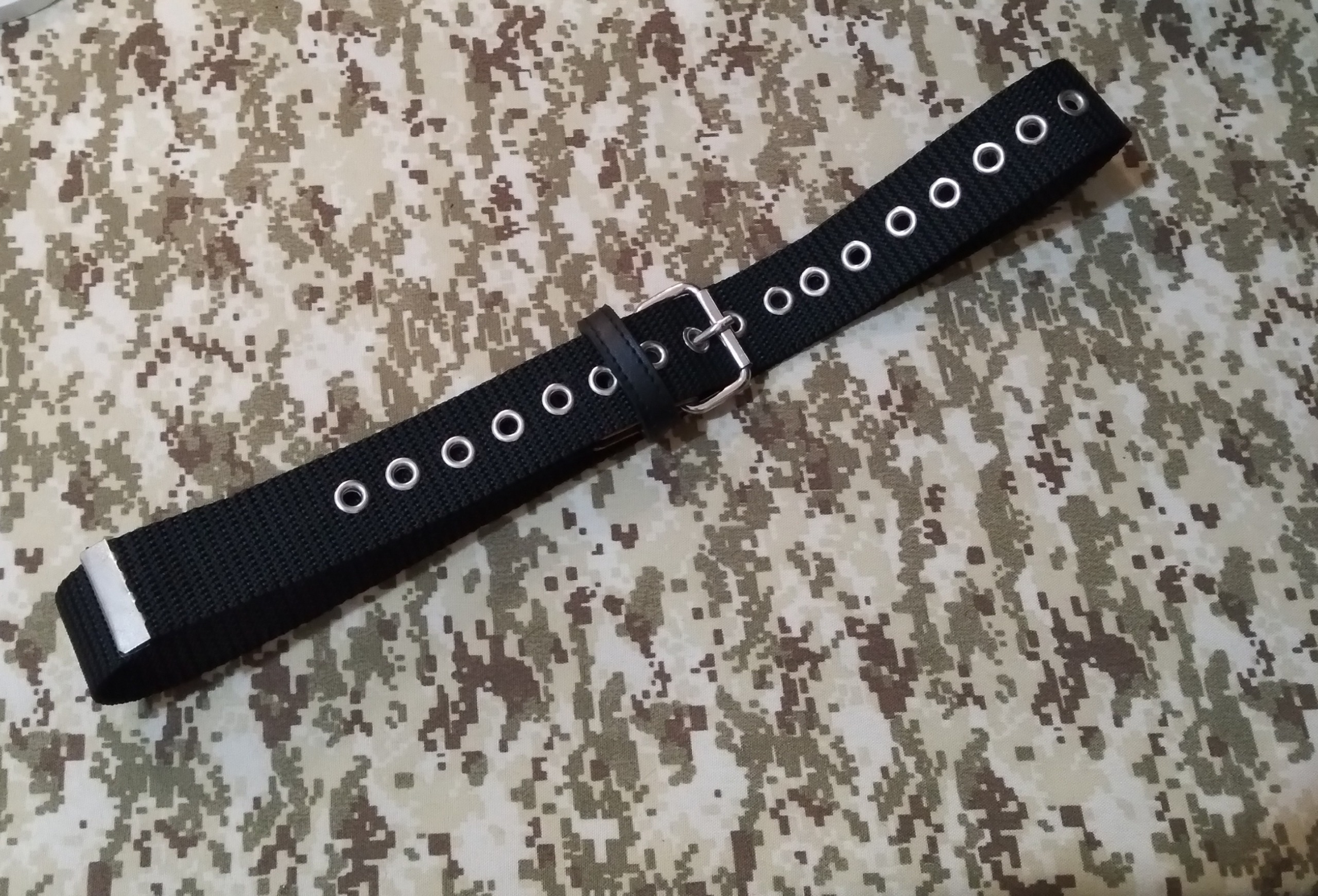 کمربند برزنتی تاکتیکال رنگ مشکی طول 115