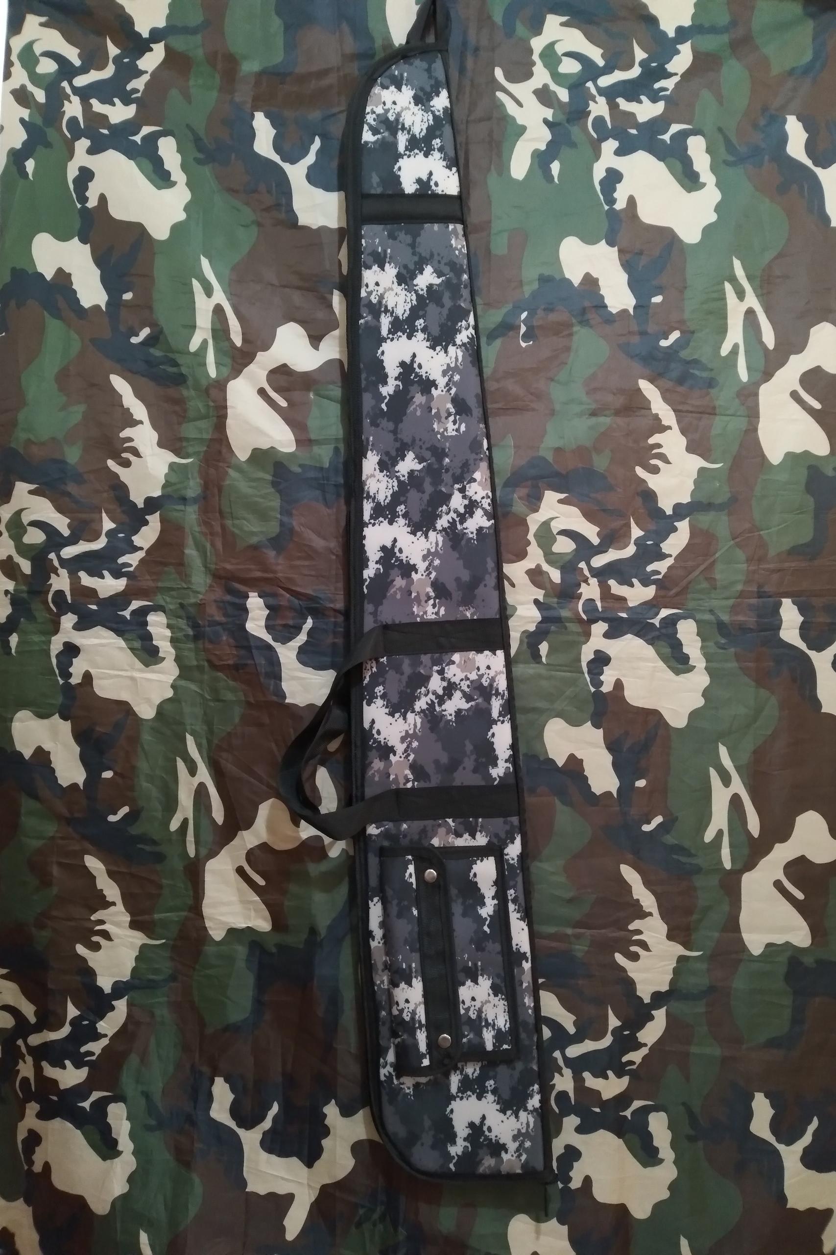 کیف تفنگ با محافظ یک سانت طرح ارتشی خاکستری