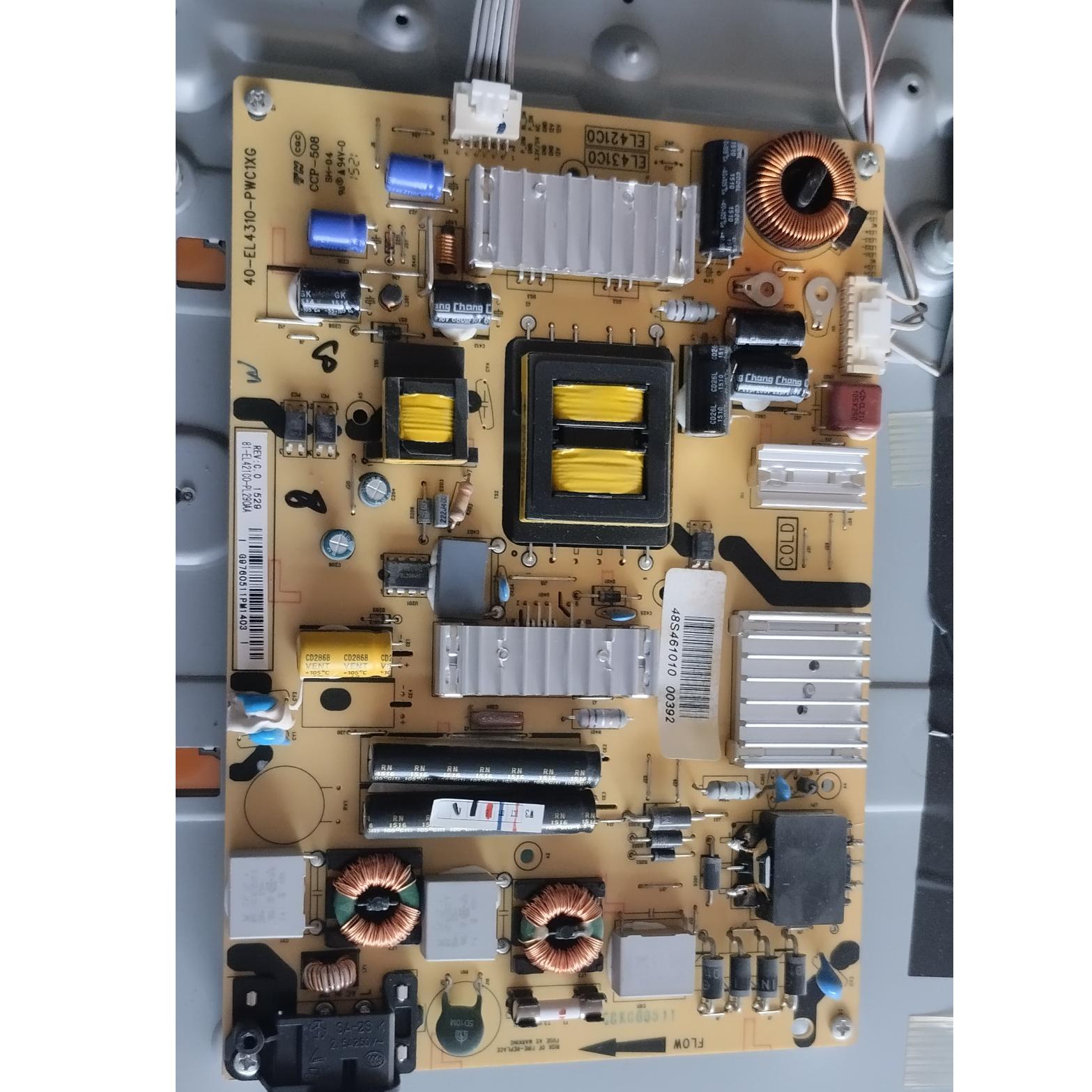 تغذیه تی سی ال 48s4610
