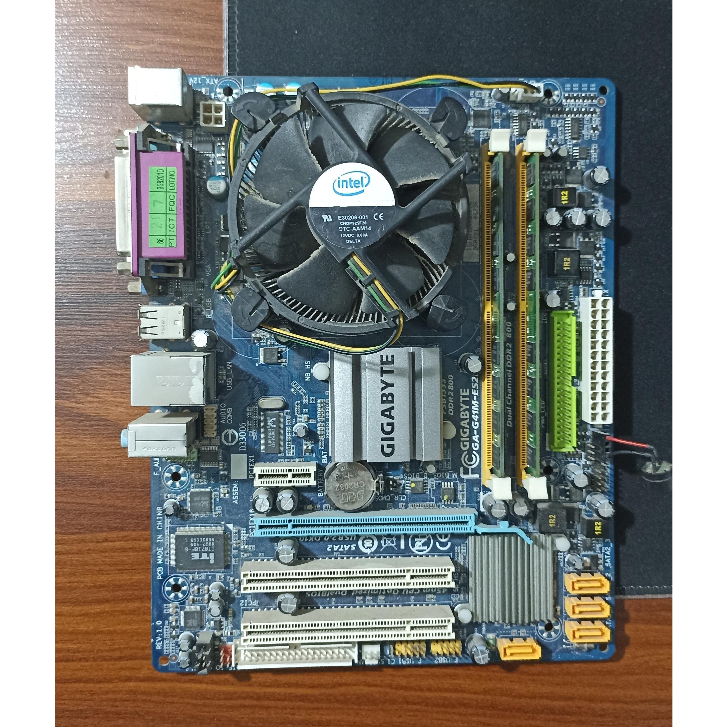 باندل مادربرد g41، سیپیو، رم و فن