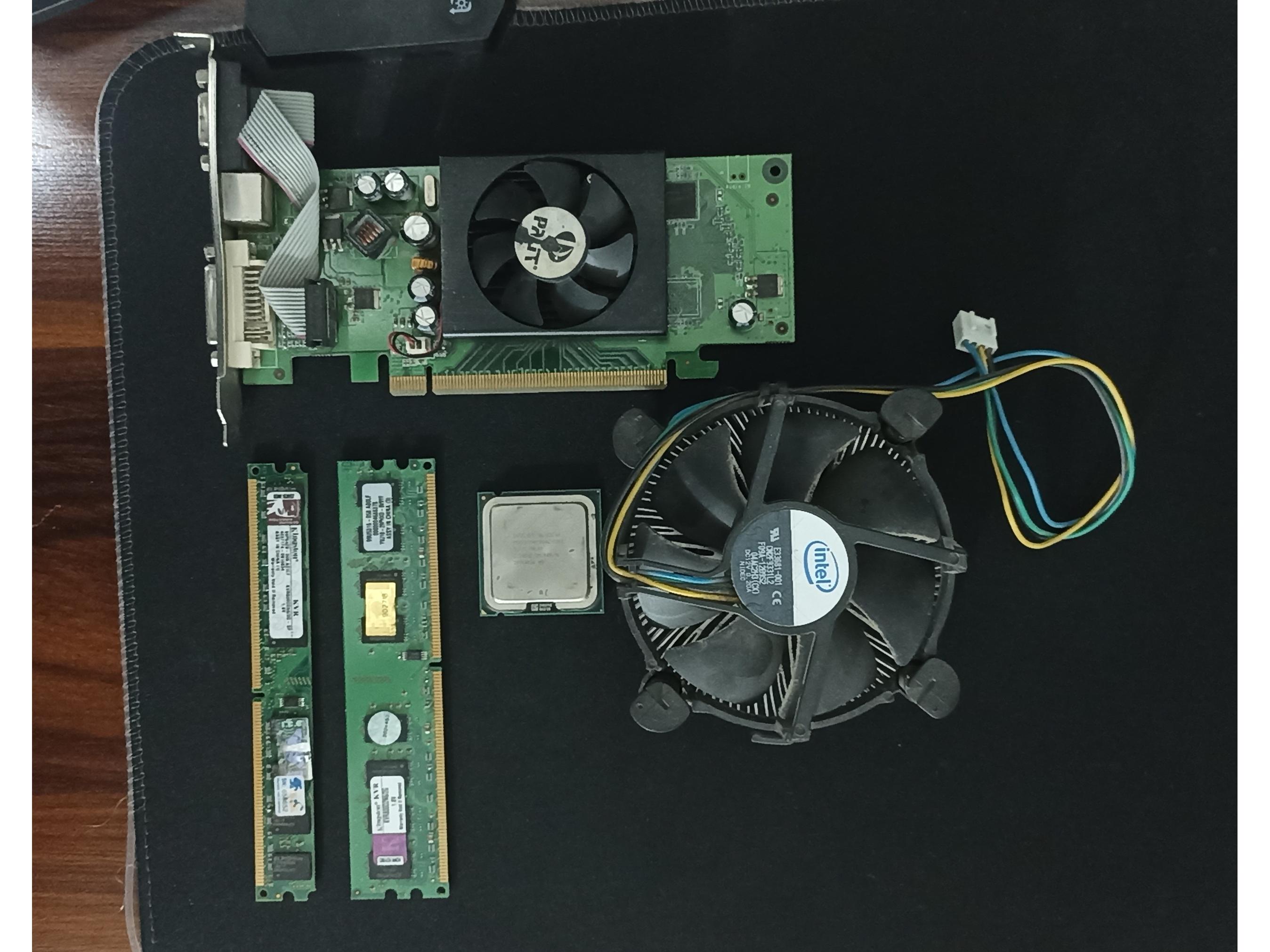 کارت گرافیک، سیپیو، رم و فن