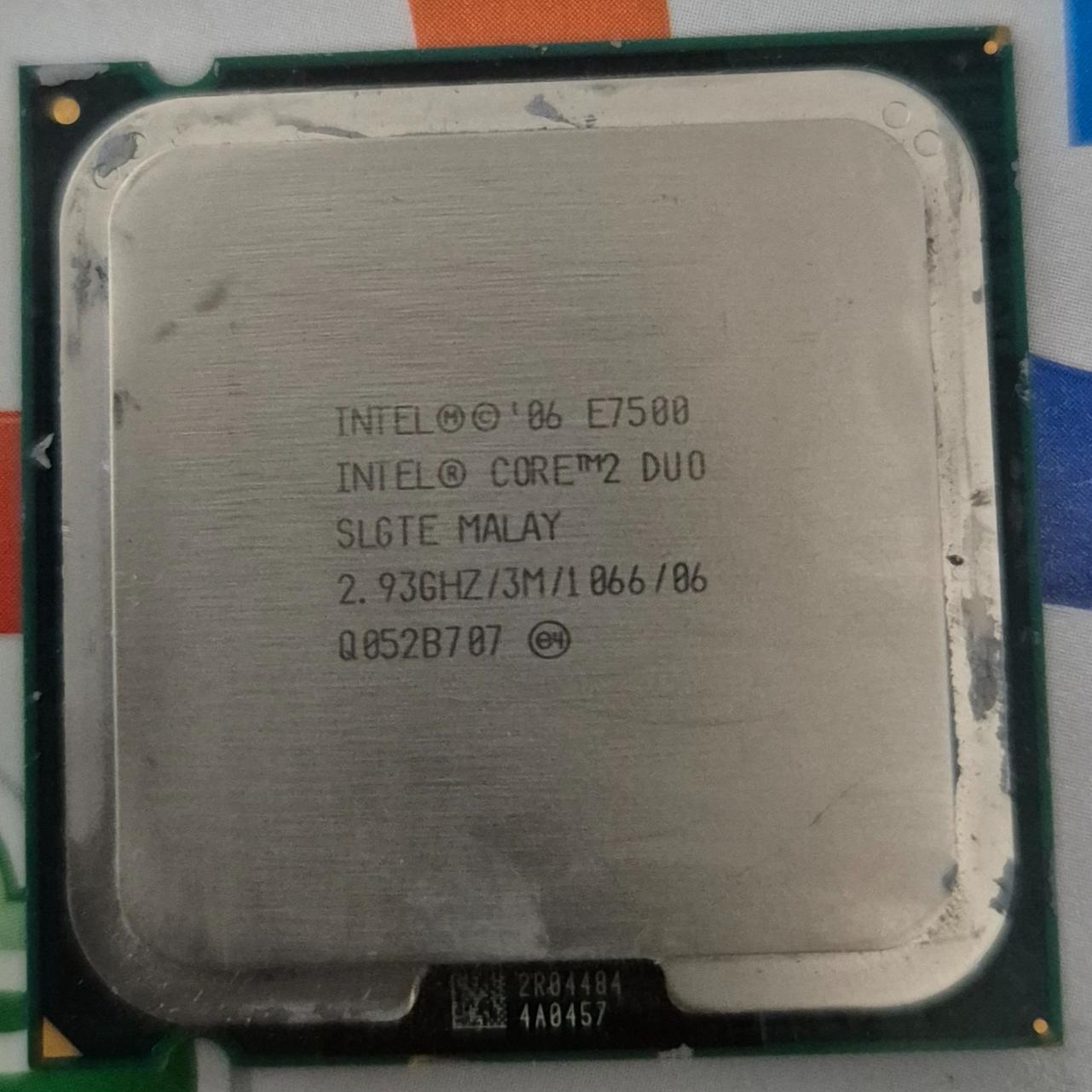 پردازنده intel core 2 duo E7500
