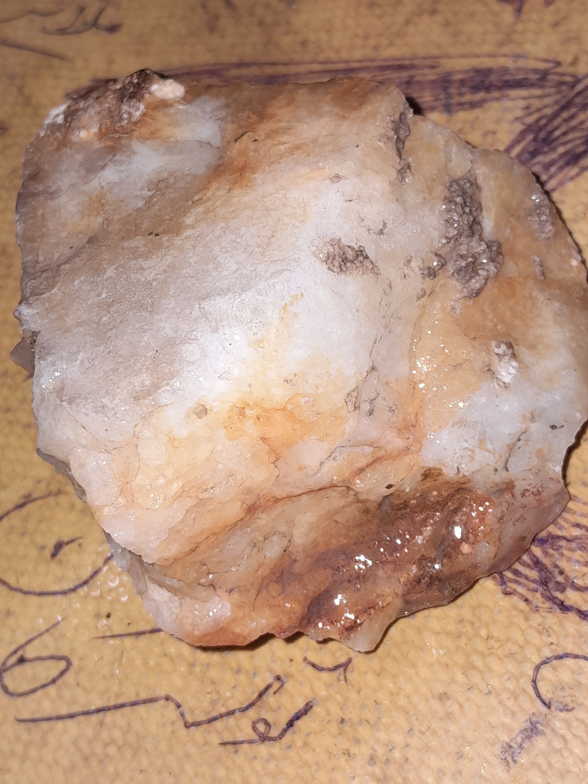 سنگ راف یاقوت پرتقالی