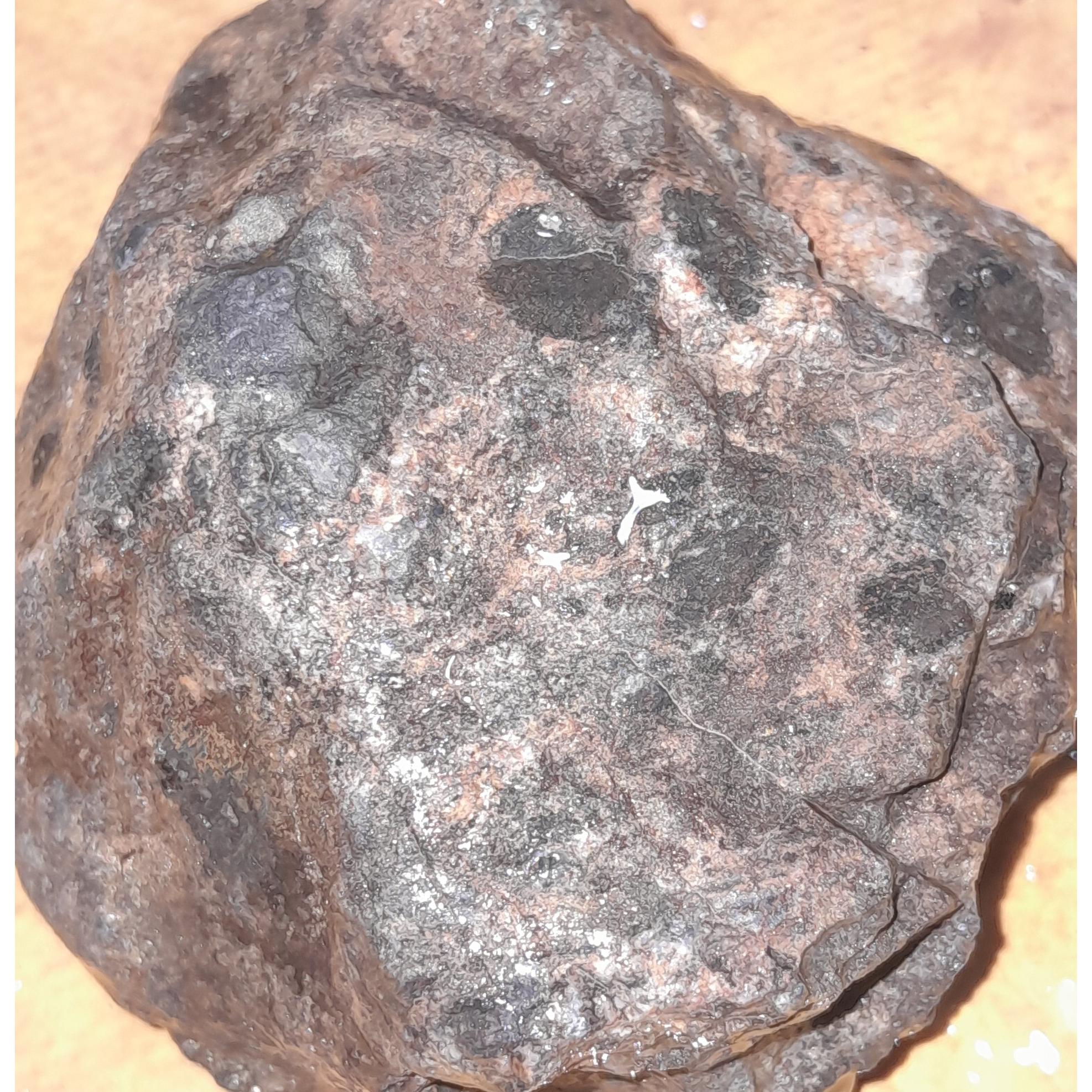 شهاب سنگ جذب دارواثرانگشت 279گرم