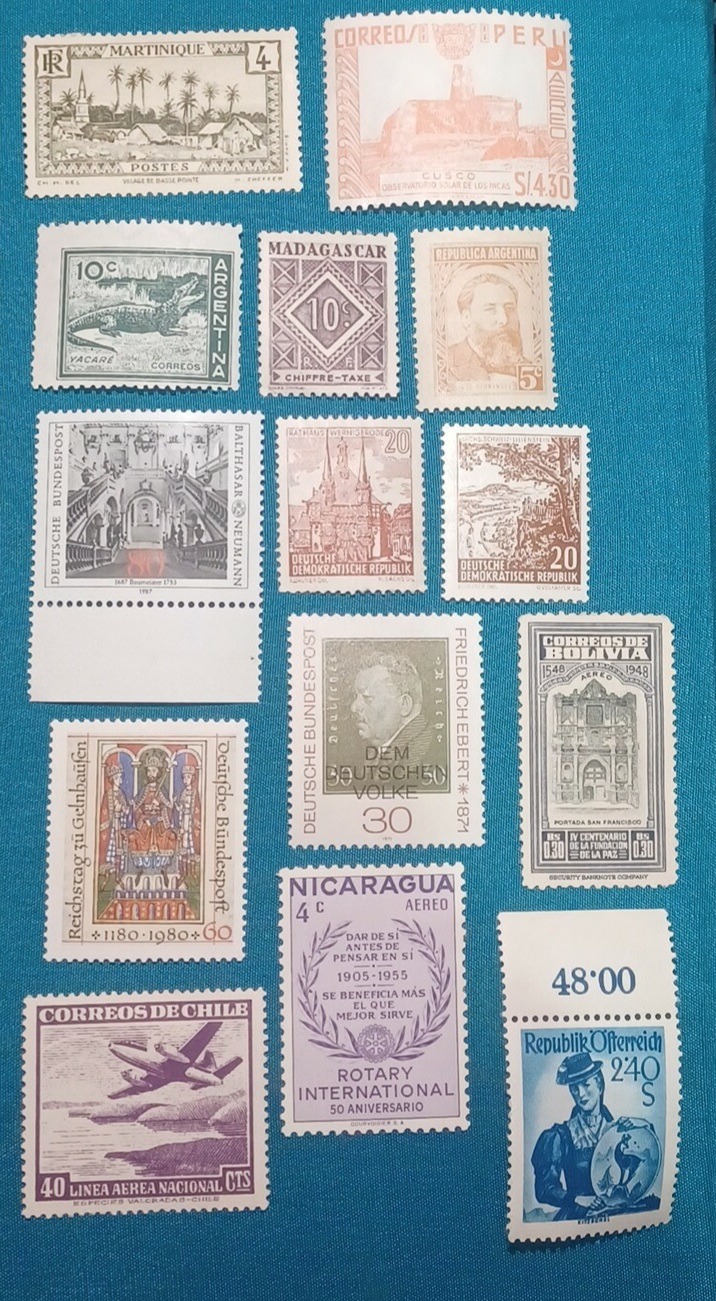 تمبر کشور های مختلف