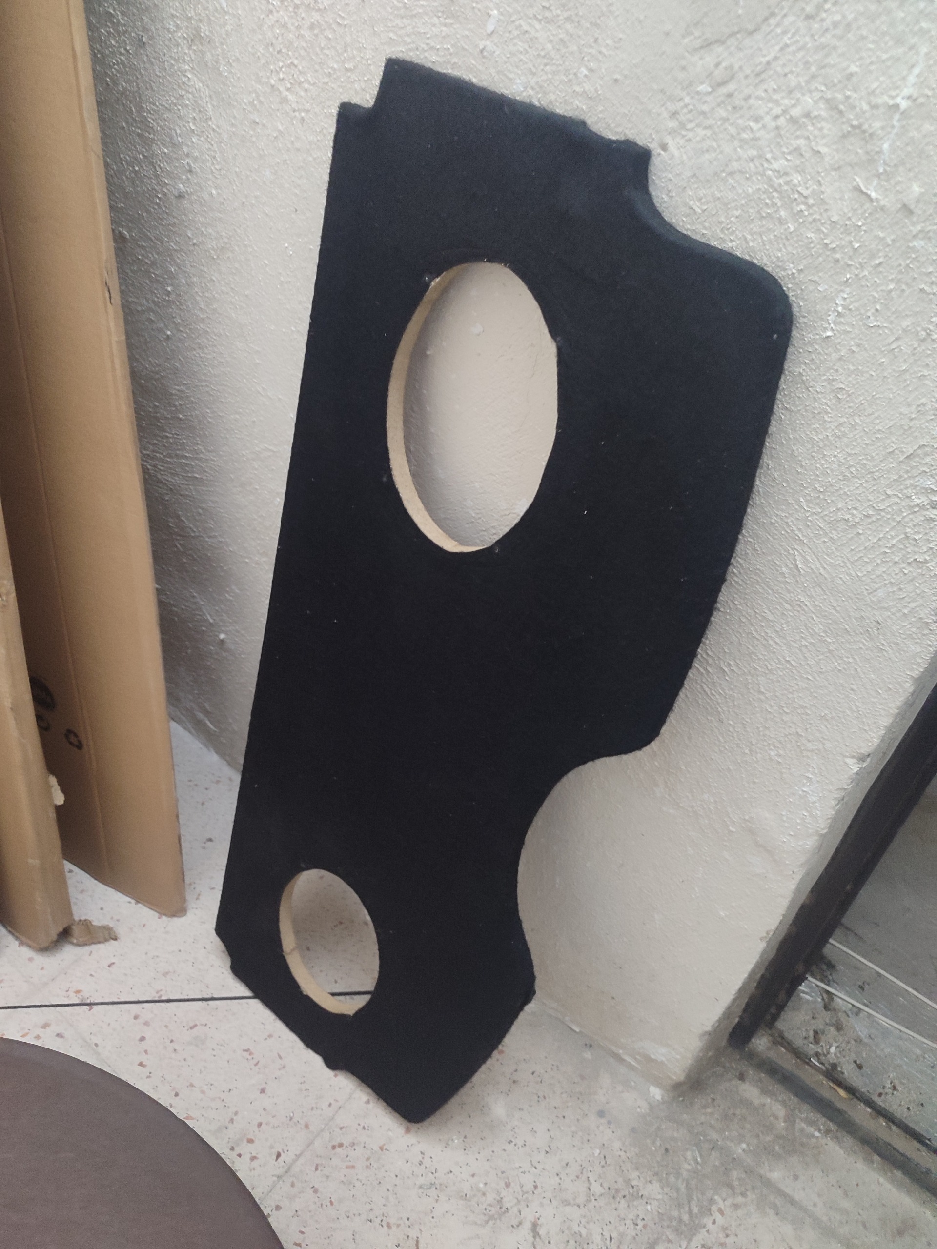 طاقچه عقب mdf 206و207 برش خورده