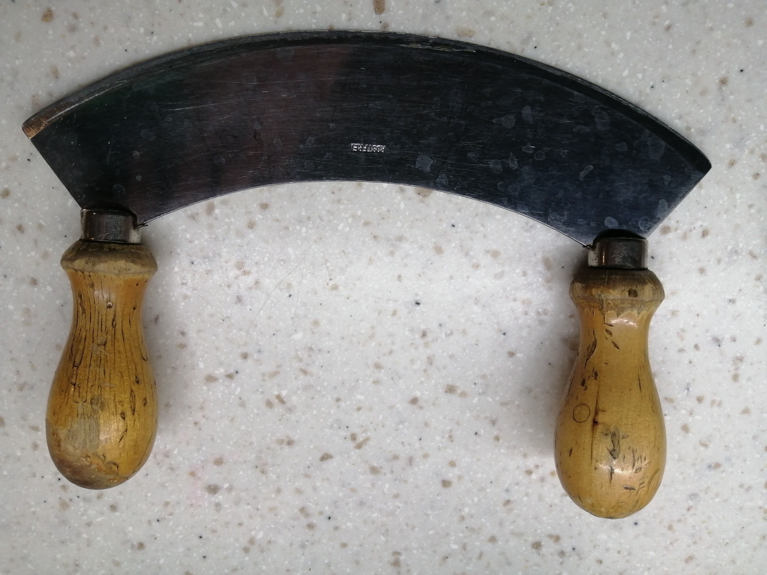 خمیر و پیتزا بر قدیمی Rostfrei آلمانی