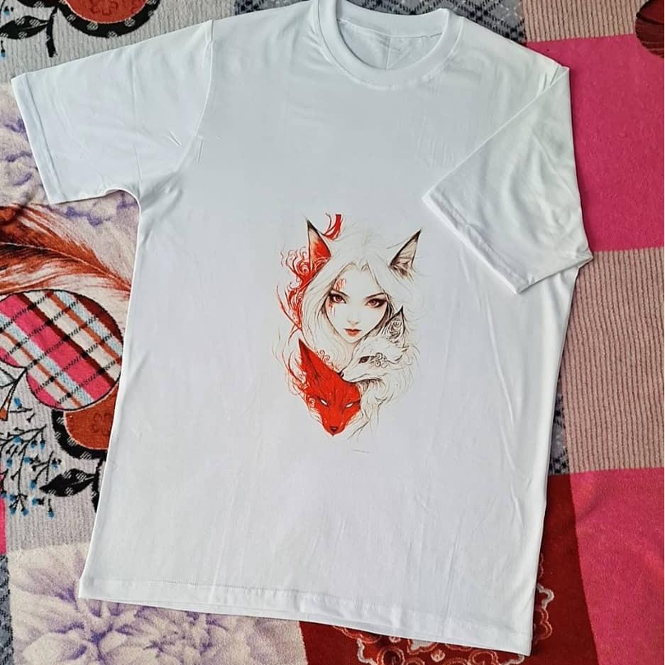 تیشرت زنانه و مردانه با طرح دلخواه