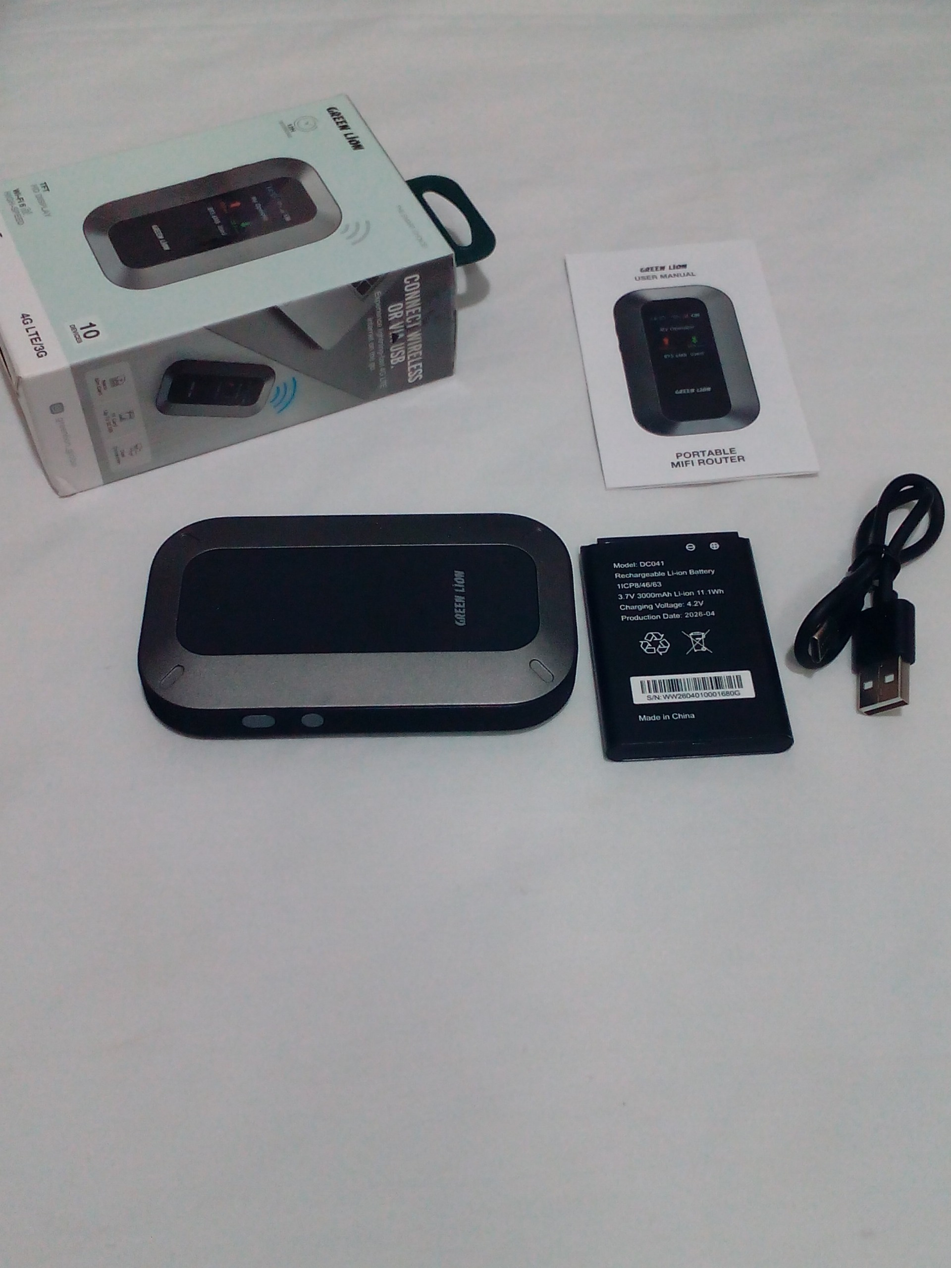 مودم سیمکارتی جیبی 4G LTE گرین لایِن milfi router