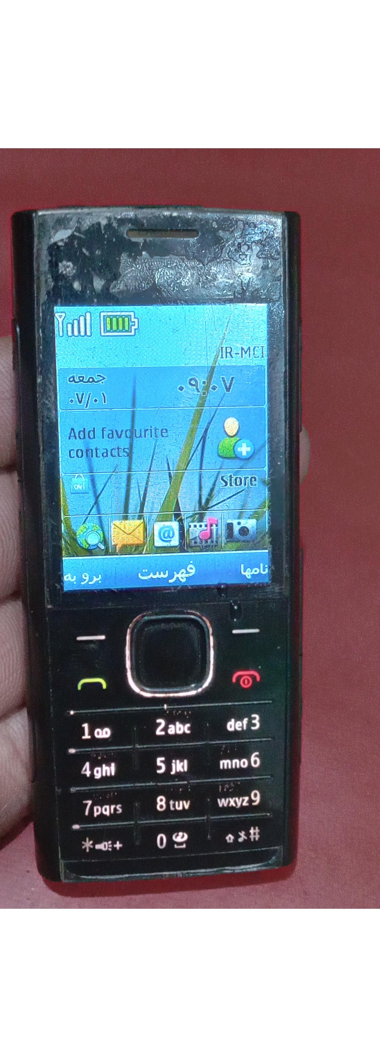 نوکیا x2_00سالم ریجستر شده منو فارسی اصل عالی