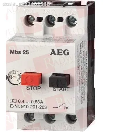 استارت و محافظ مدار موتور AEG MBS25