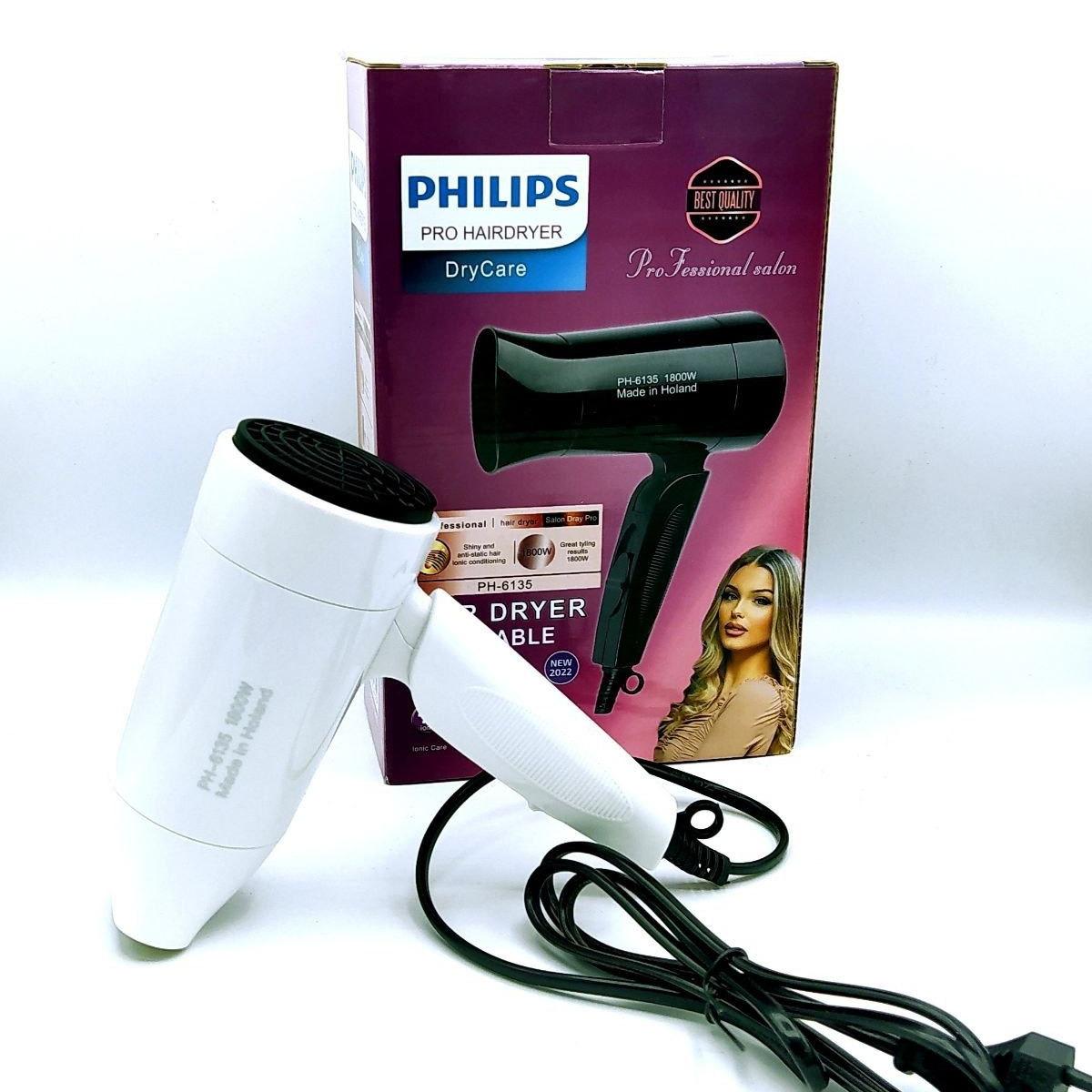سشوار مسافرتی پر قدرت فلیپس PHILIPS 1800w