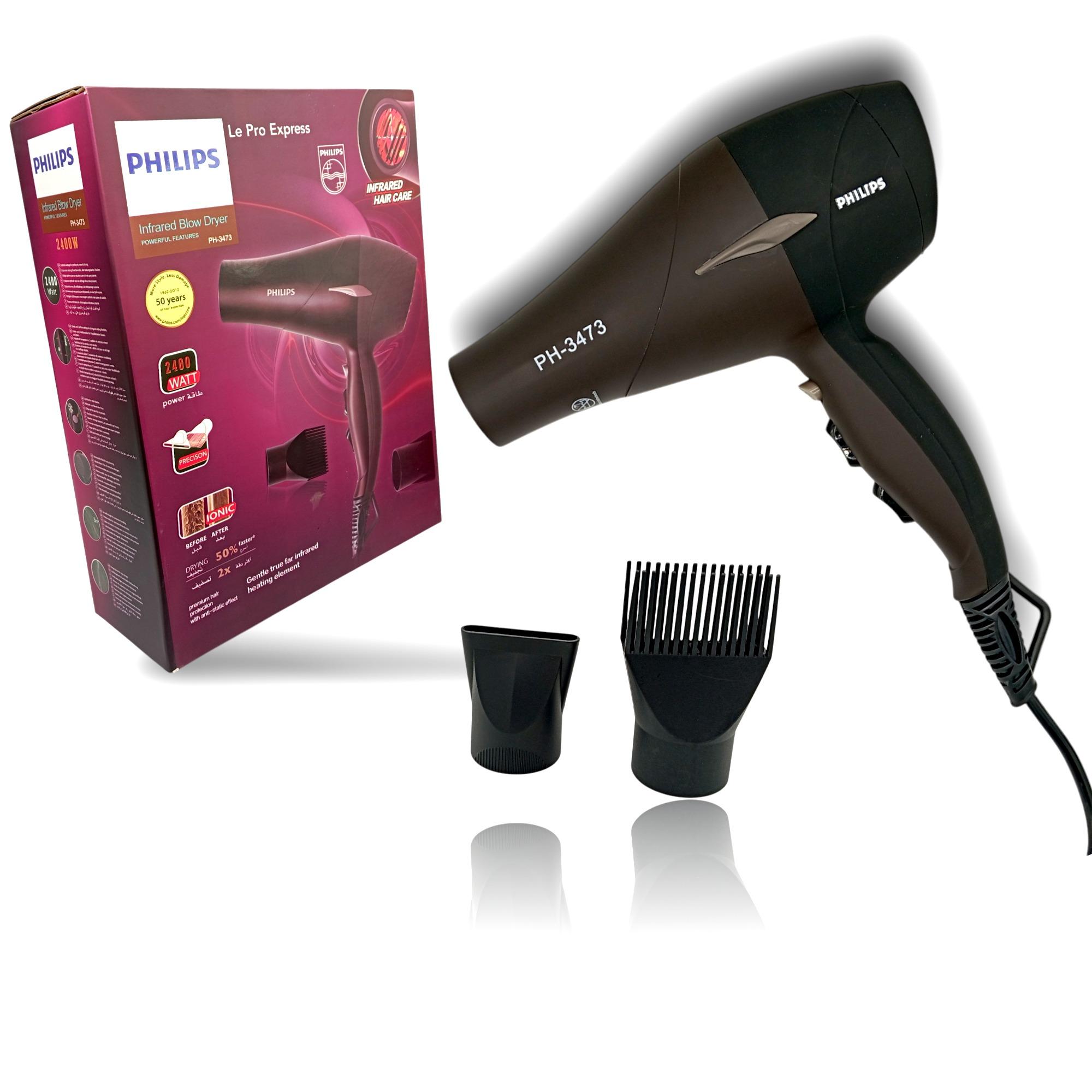 سشوار فلیپس حرفه ای المنت کرستالی PHILIPS3473