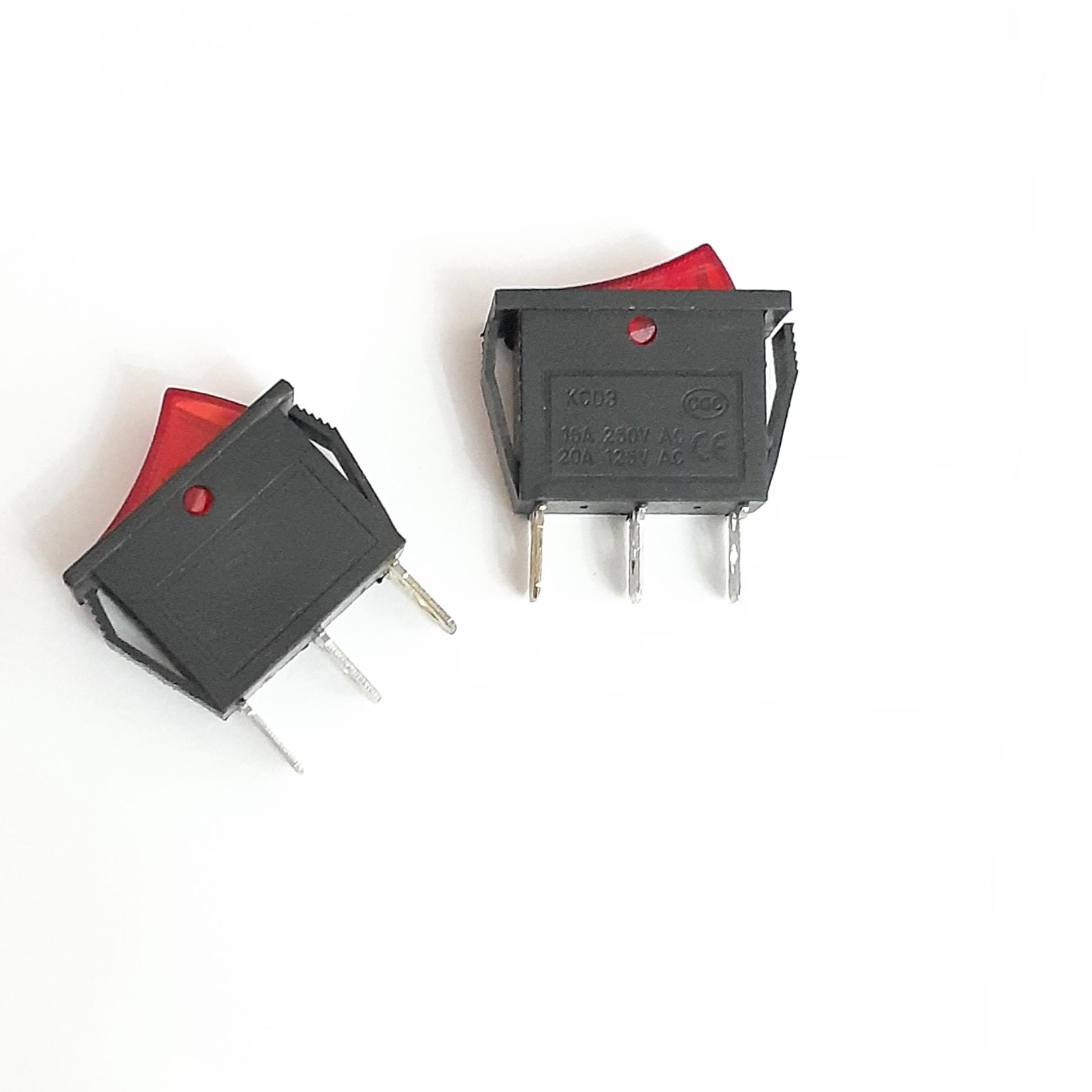 کلید راکر باریک 3 پین (پک 2تایی)