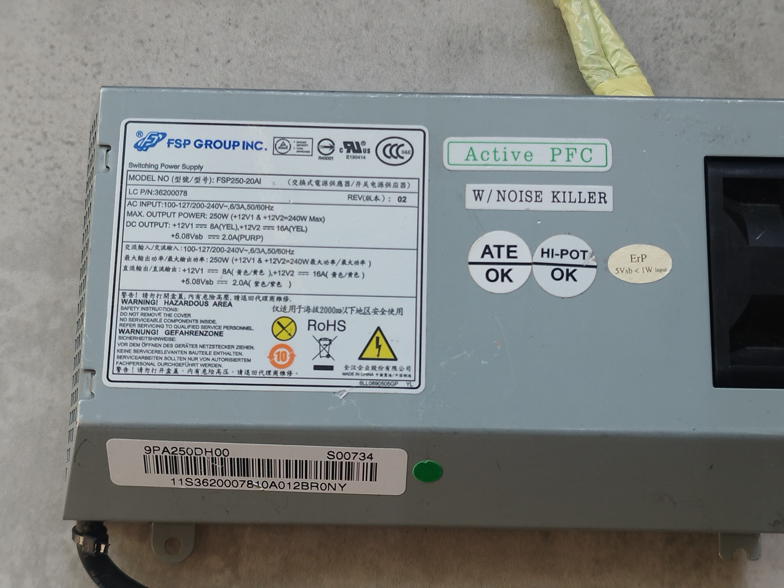 پاور مینی کیس fsp group مدل fsp250_20al