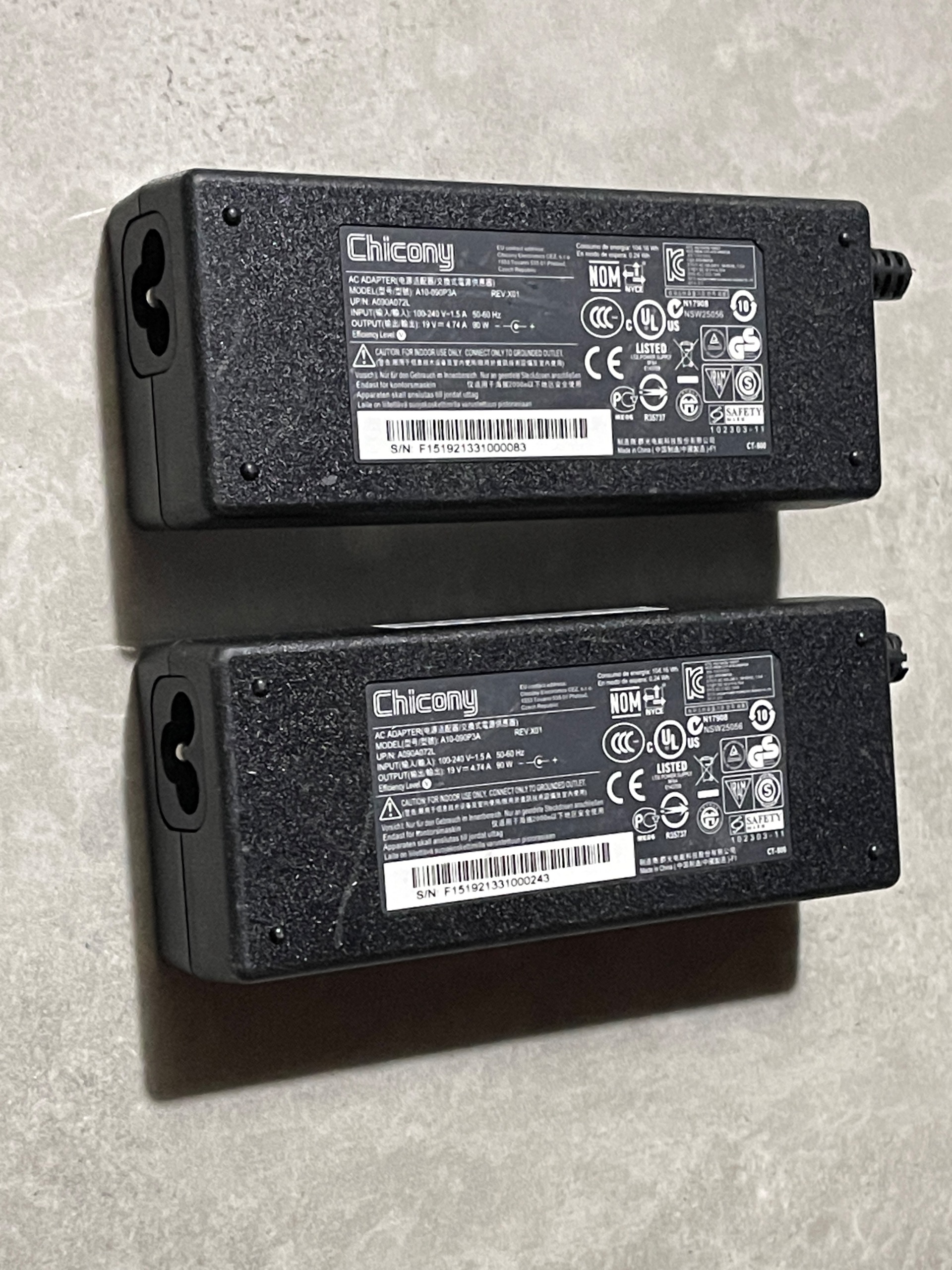 آداپتور شارژر لپ تاپ chicony 19v 4.74A