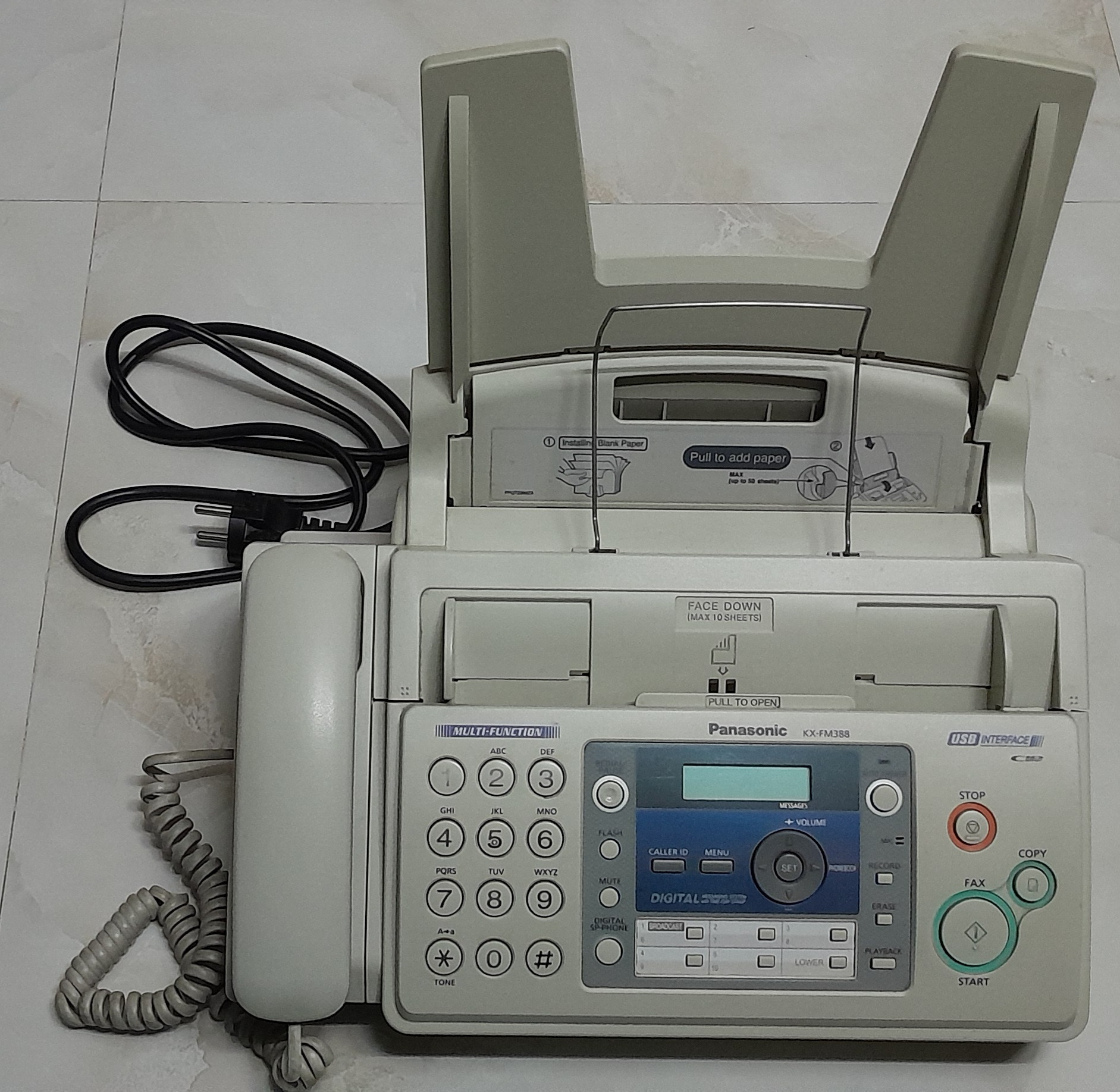 فکس وتلفن پاناسونیک چندکاره مدلKX FM 388