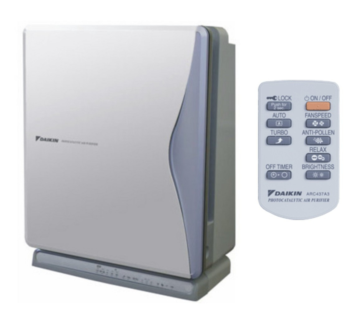 تصفیه هوا دایکین ژاپن هوشمند وپرقدرت مدل MC707VM