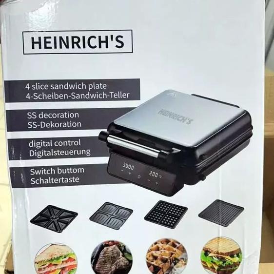 ساندویچ ساز 4 کاره هنریچ مدل HM0033