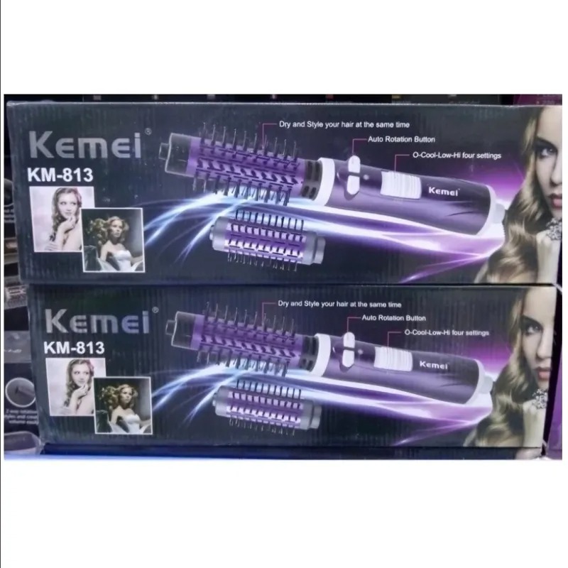 سشوار برس دار چرخشی کیمی مدل KM 813