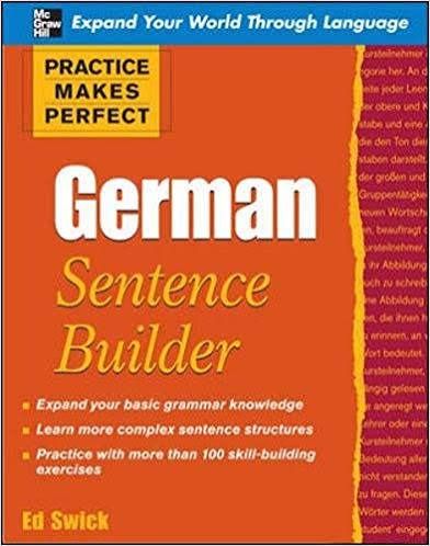 کتاب GERMAN SENTENCE BUILDER