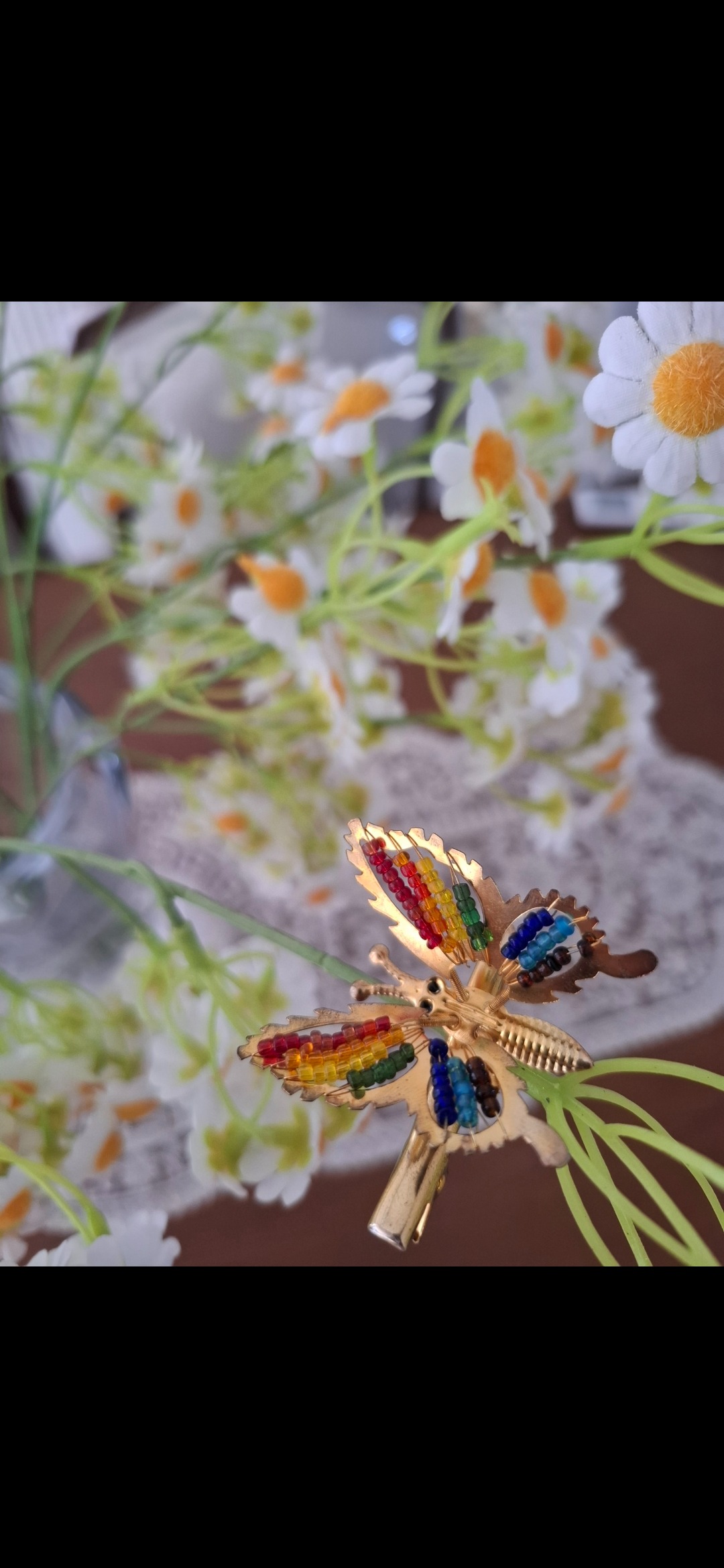 گیره مو پروانه قدیمی