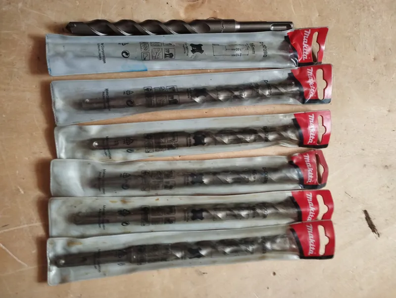 مته چهار شیار ماکیتا ژاپنی سایز 16طول 21 سانتی