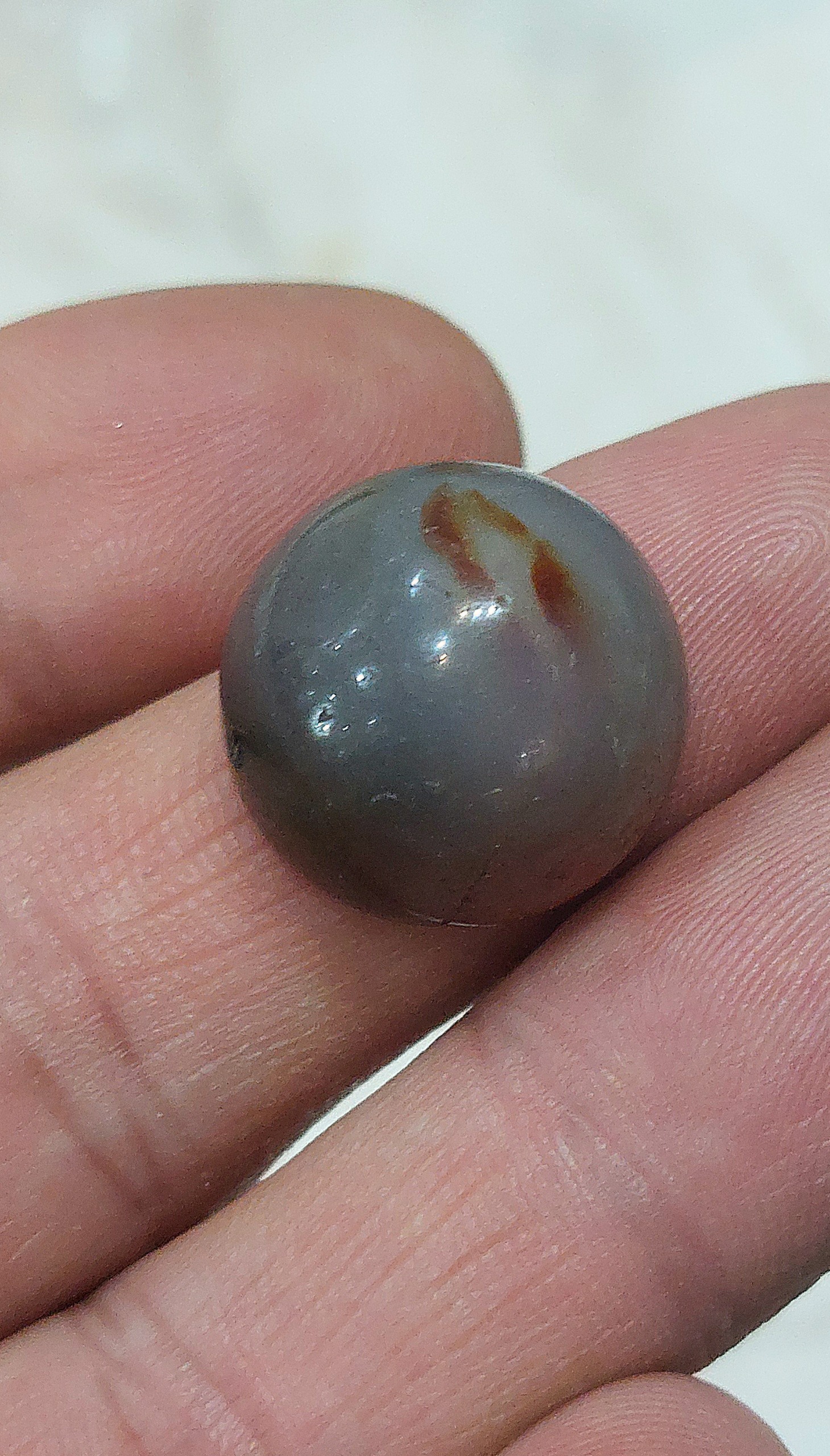 نگین عقیق جزع کهنه