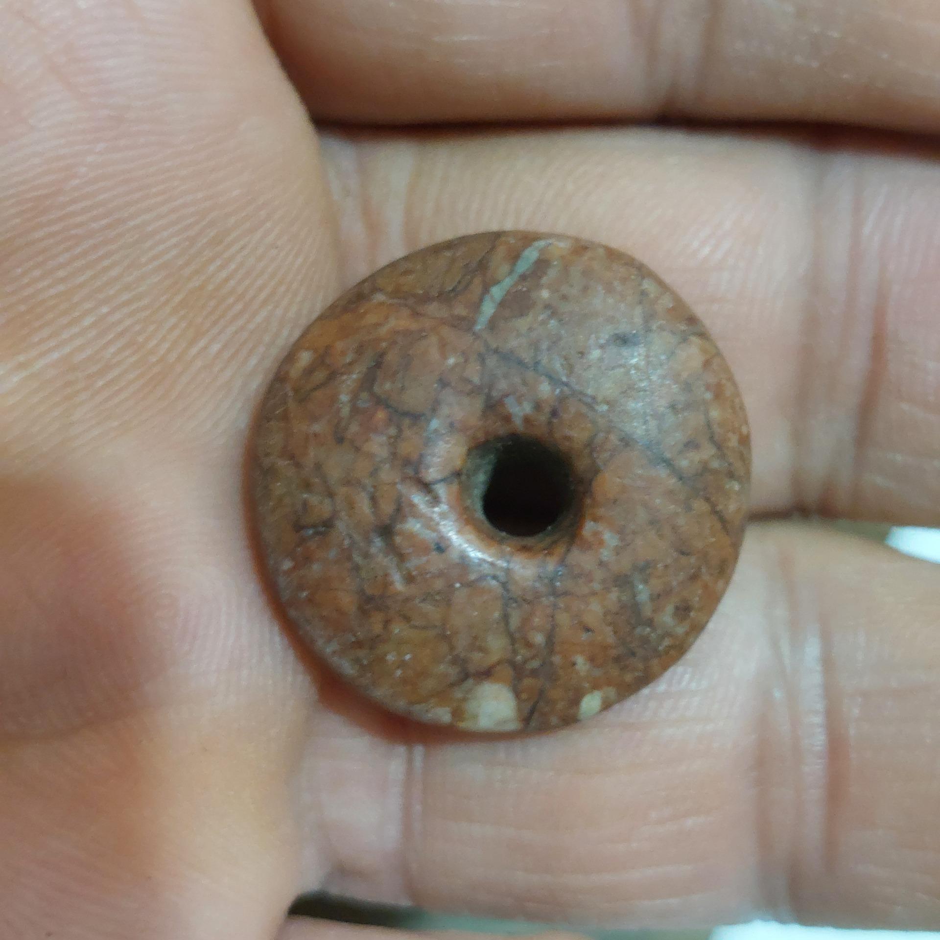 مهره قدیمی جاسپر سرخ