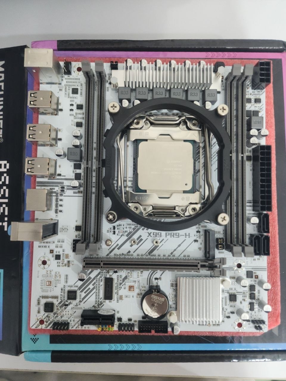 مادربرد x99 نو با cpu