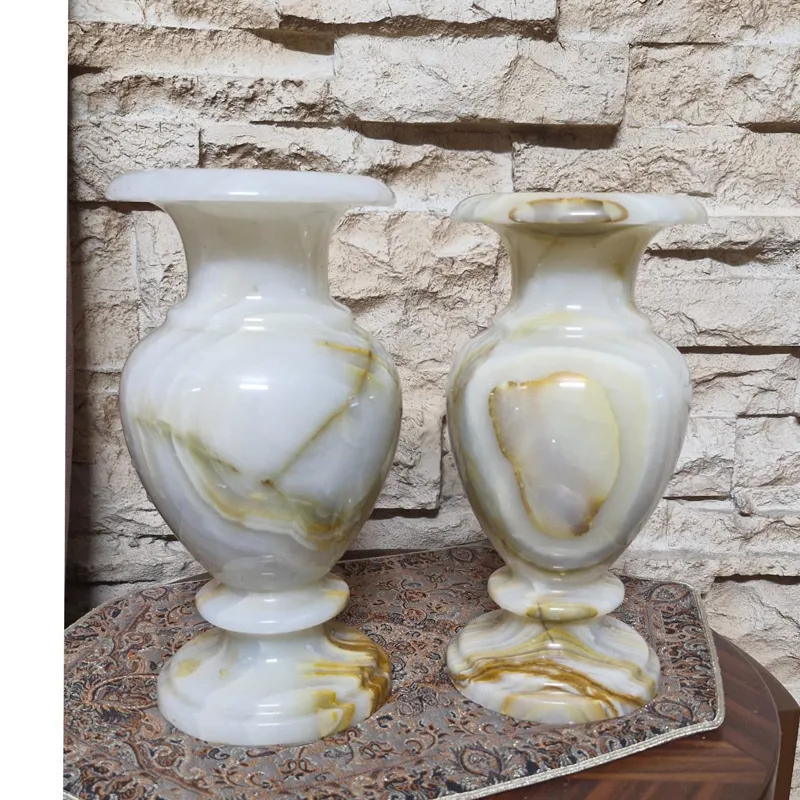 گلدان مرمر سنگی