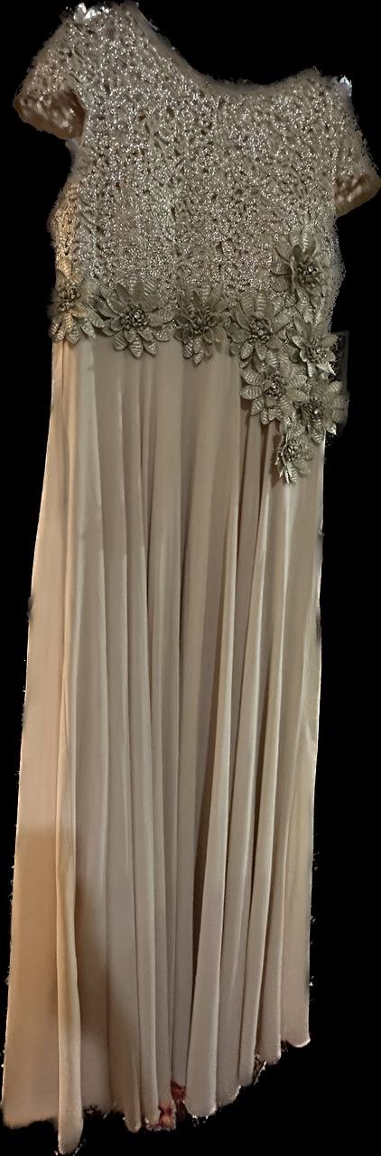 پیراهن مجلسی اپلیکه کاری