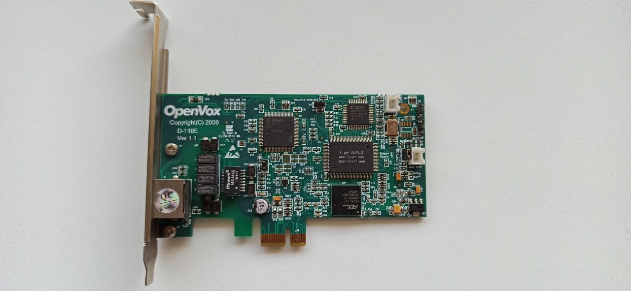 کارت VOIP مدل OpenVox D-110E
