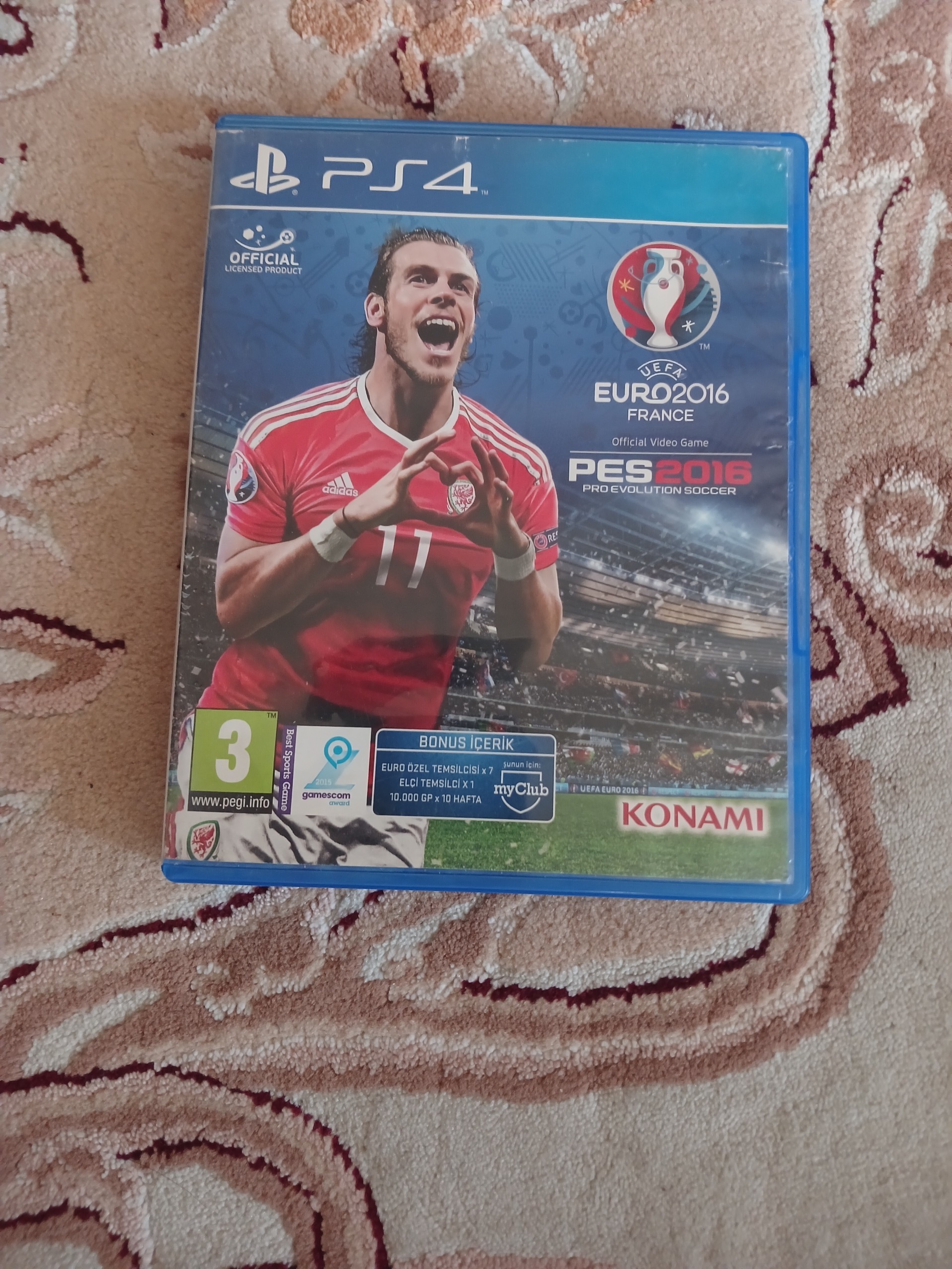 بازی ps4 پس2016 یورو