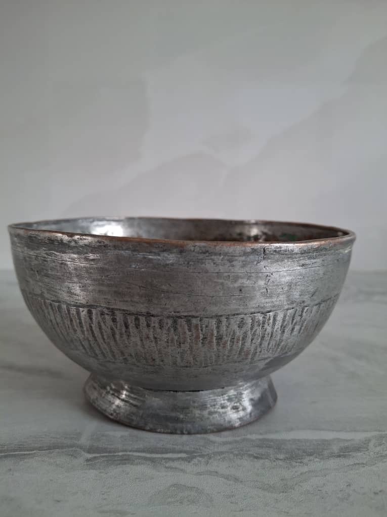 کاسه مسی قاجاری