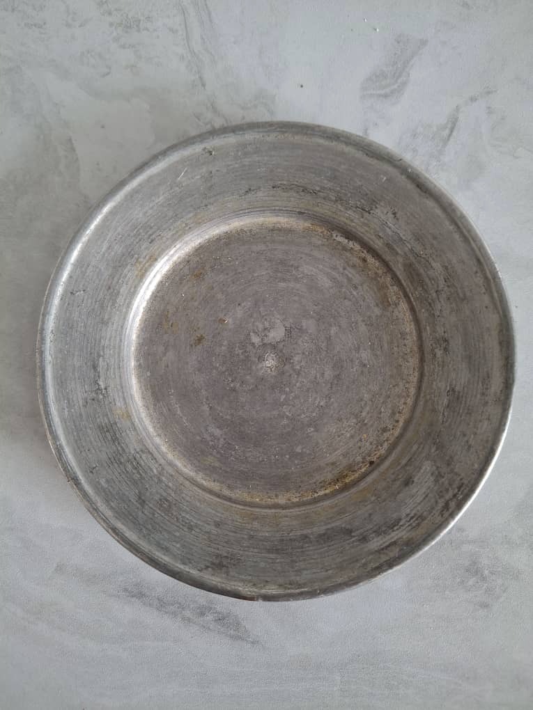 بشقاب مسی قدیمی