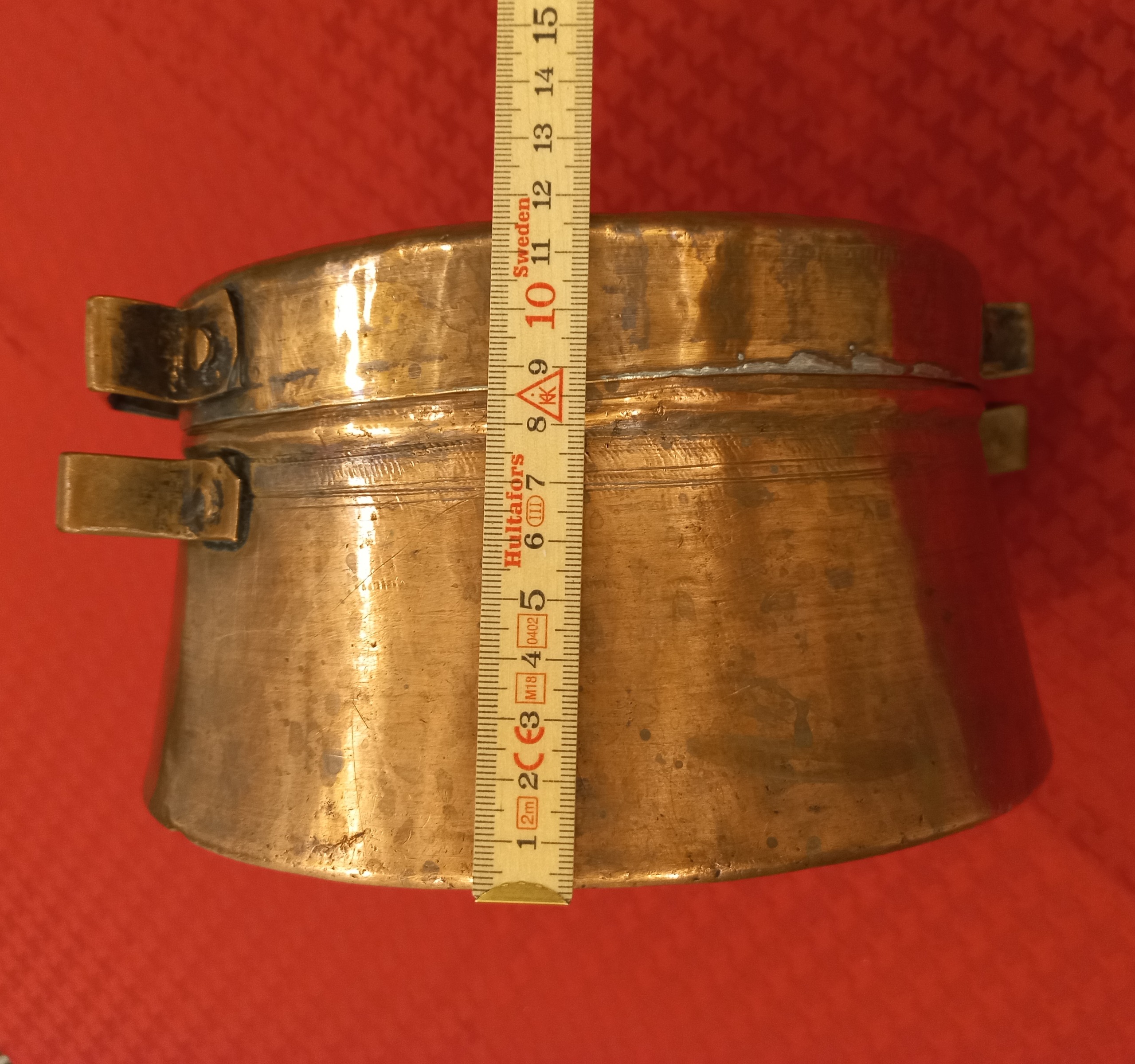 دیگ مسی قدیمی قاجار