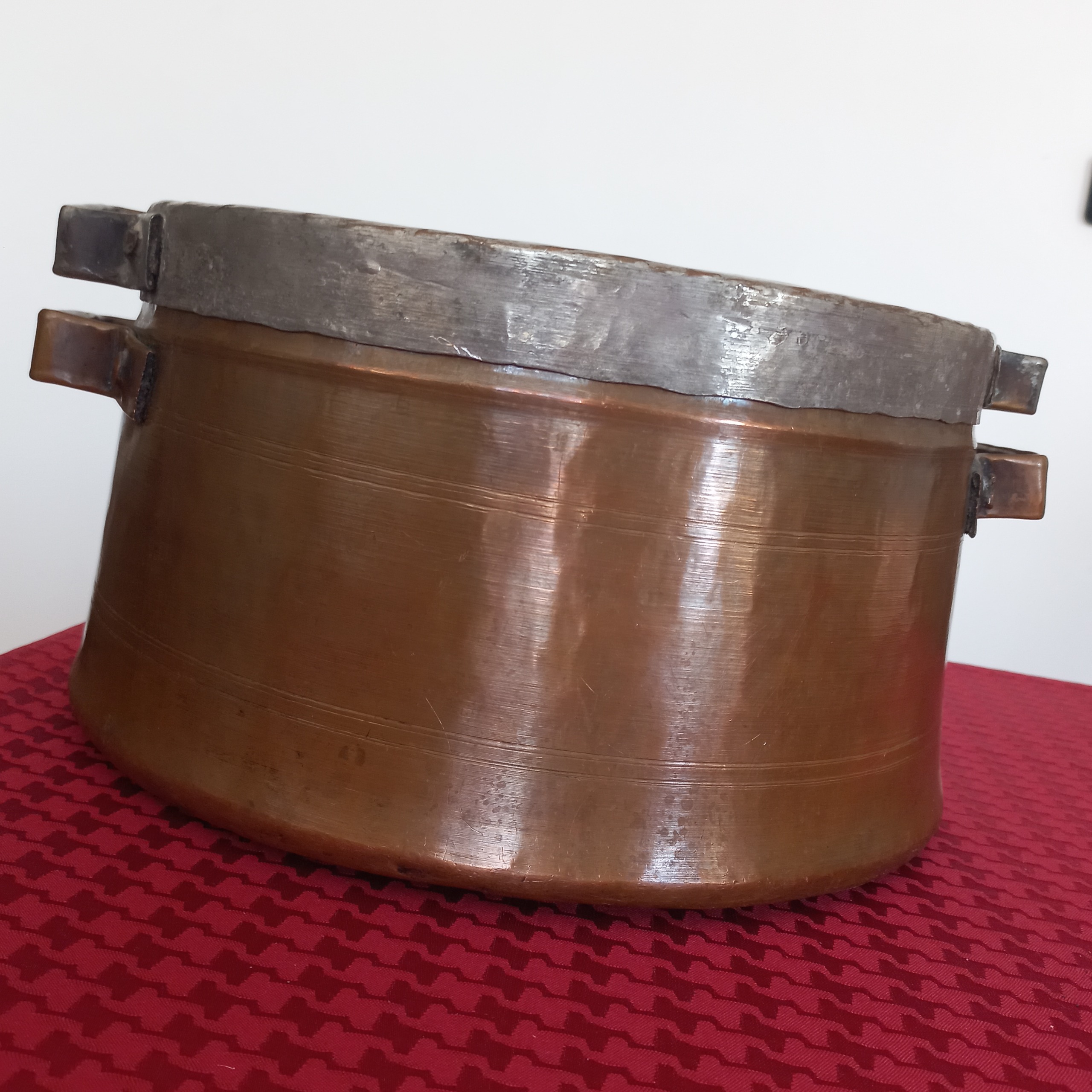 دیگ مسی قدیمی قاجار