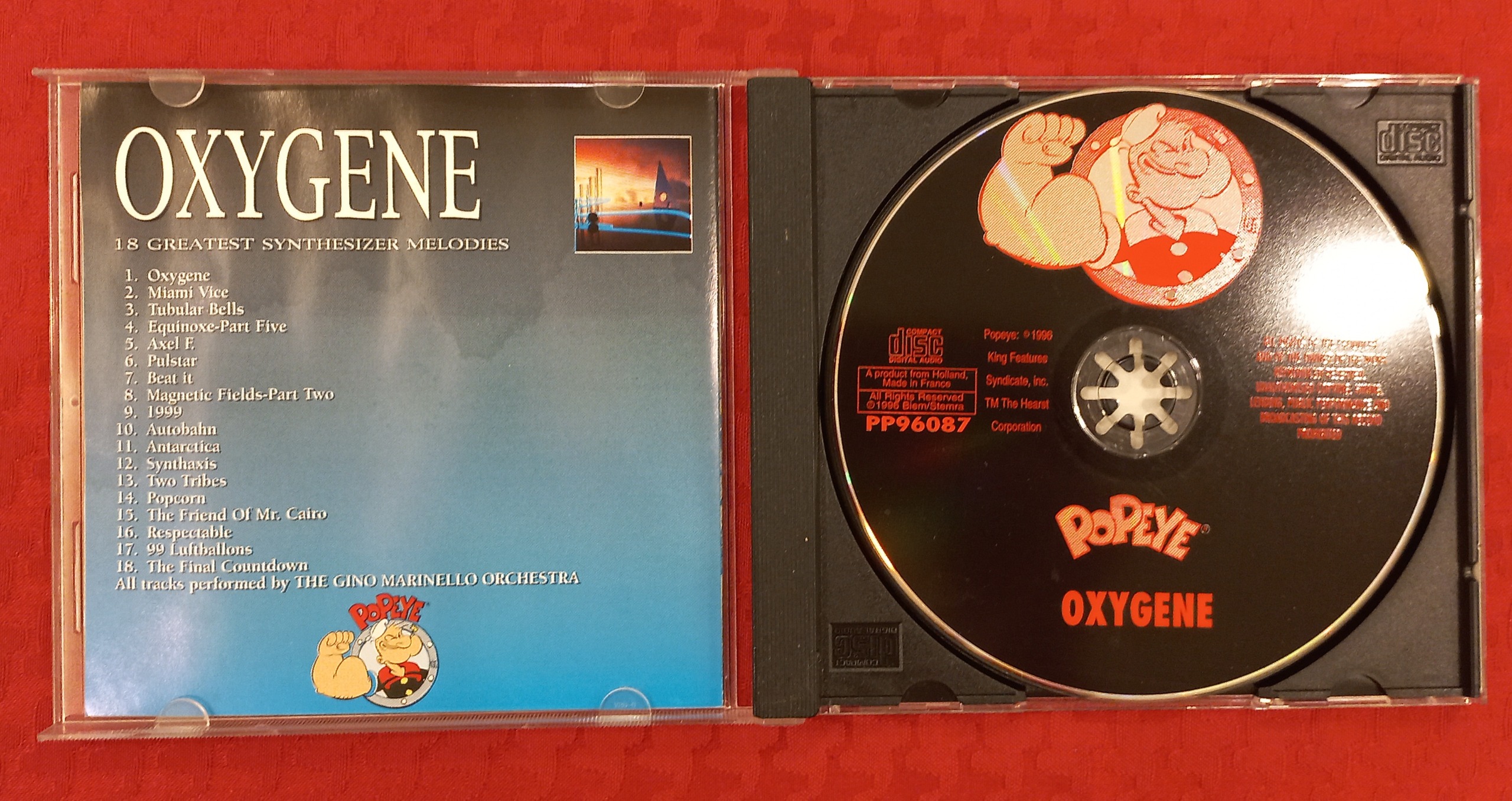 موزیک OXYGENE اوریجینال 1996ساخت اروپا