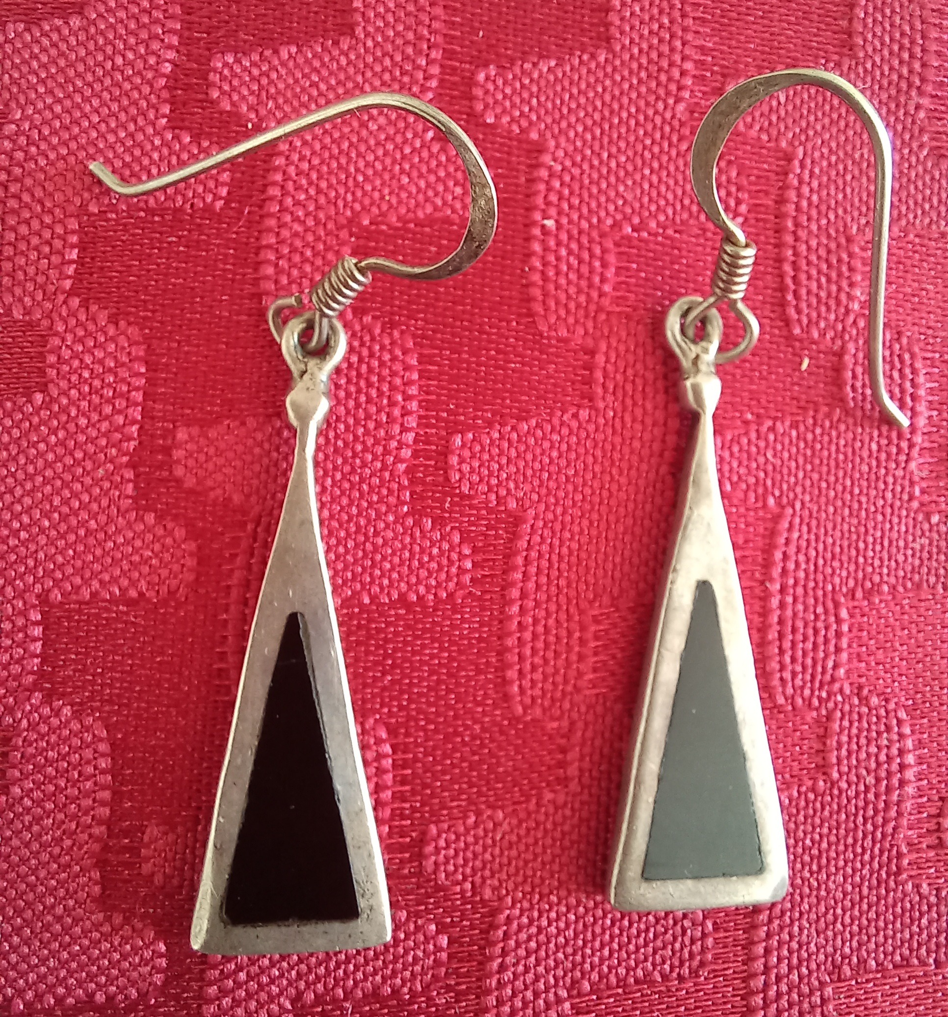 گوشواره نقره قدیمی خارجی