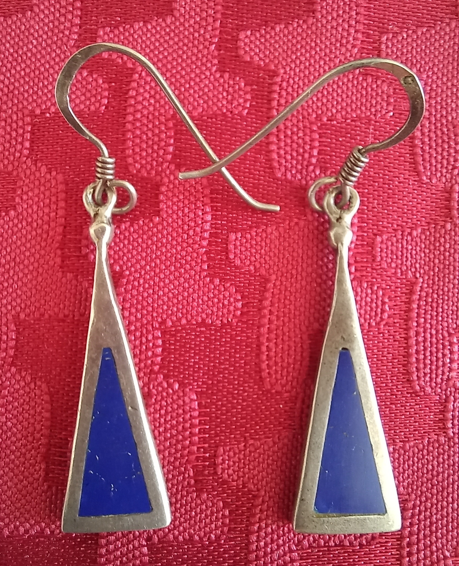 گوشواره نقره قدیمی خارجی